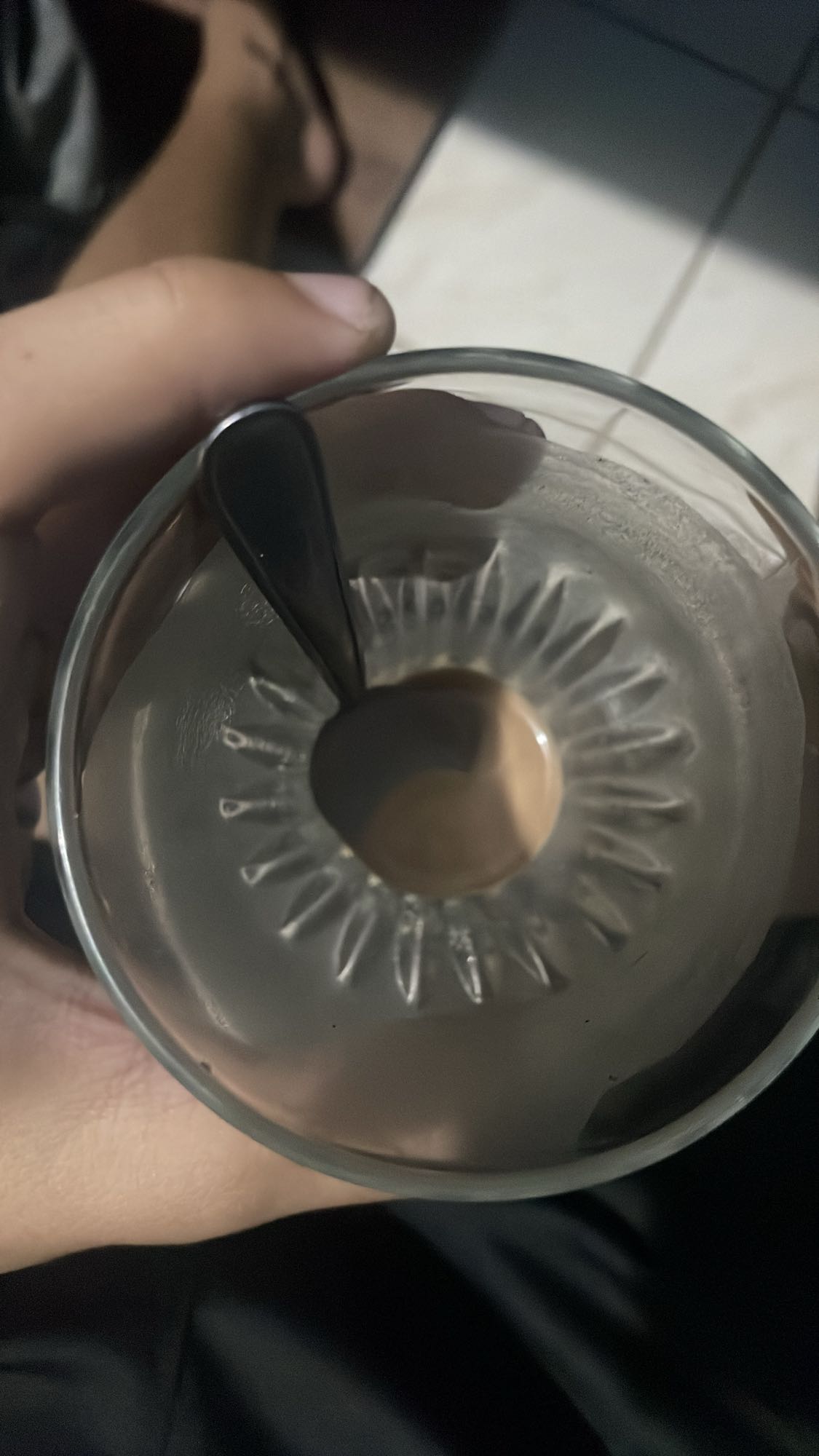 vaso de leche con chocolate