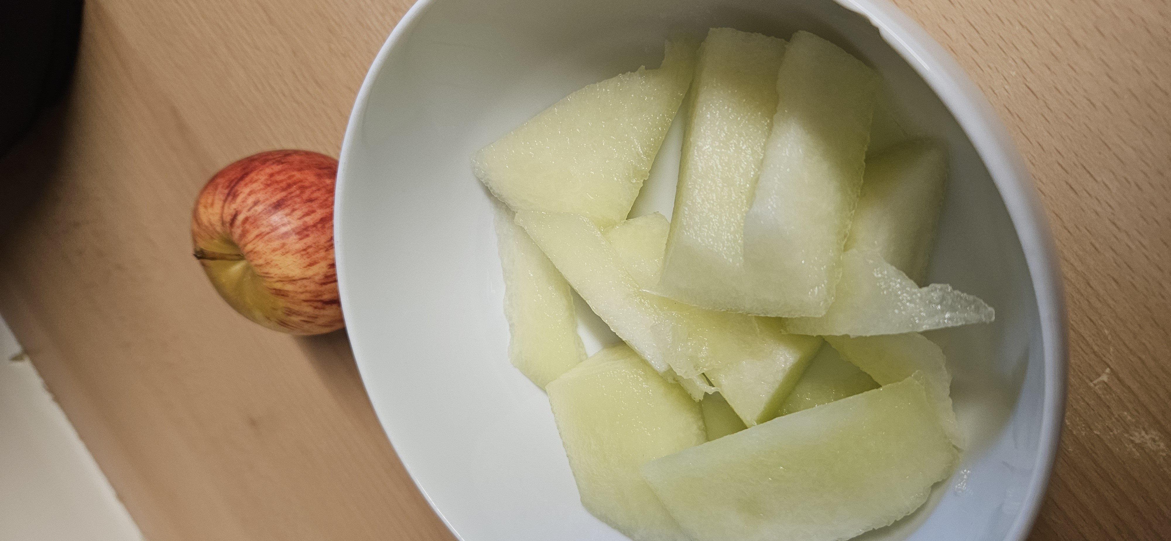 Apple and melon bowl