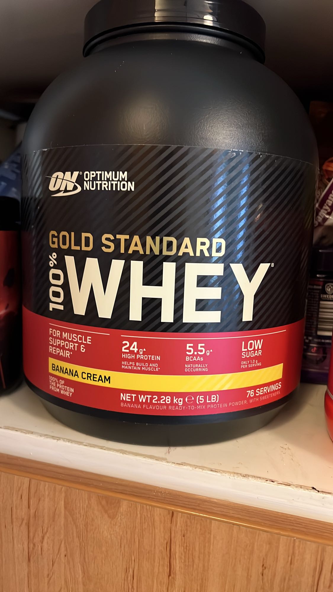 Banankräm vassleprotein