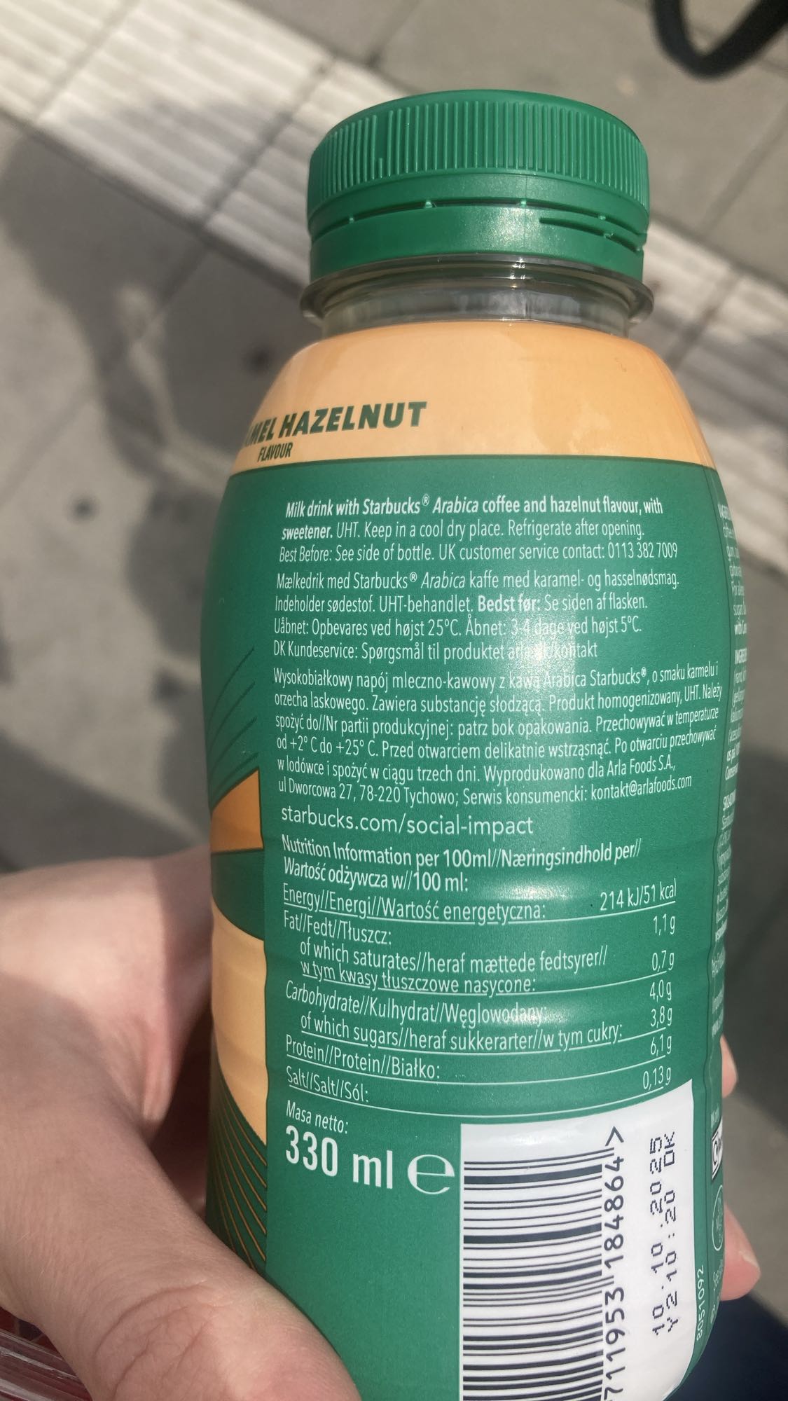 Caramel Hazelnut Drink