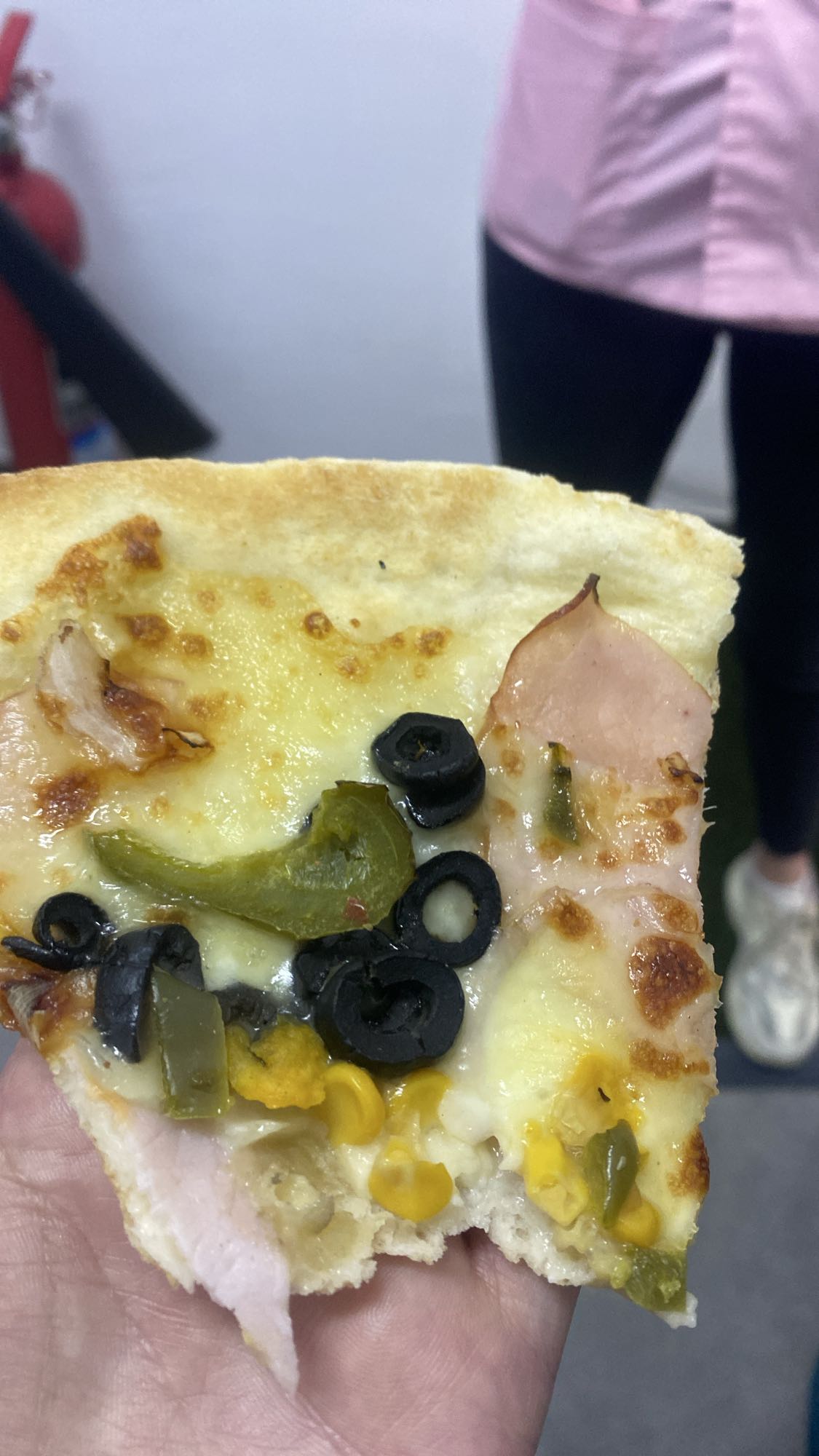 Felie de pizza cu legume