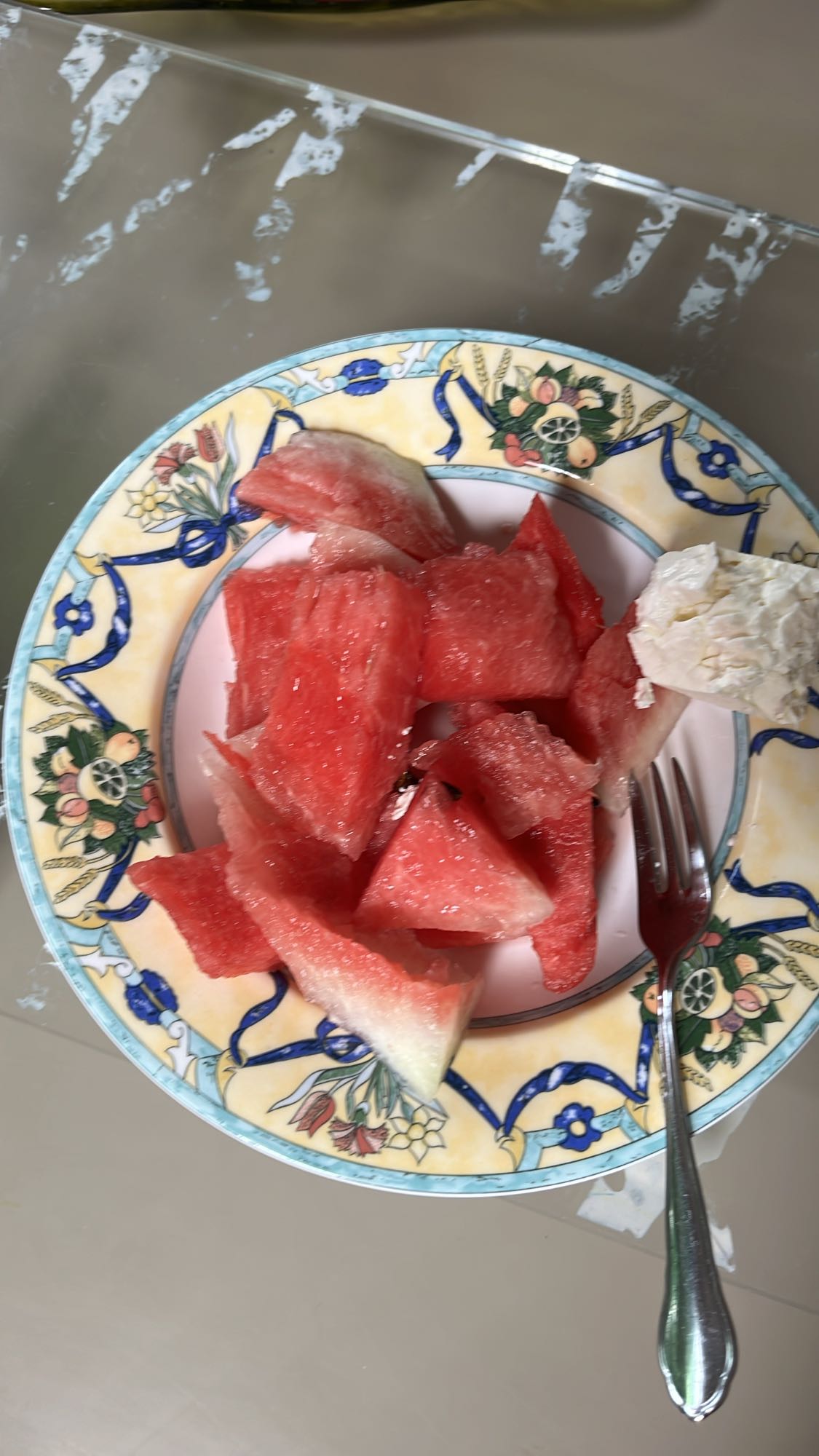 Karpuz ve beyaz peynir