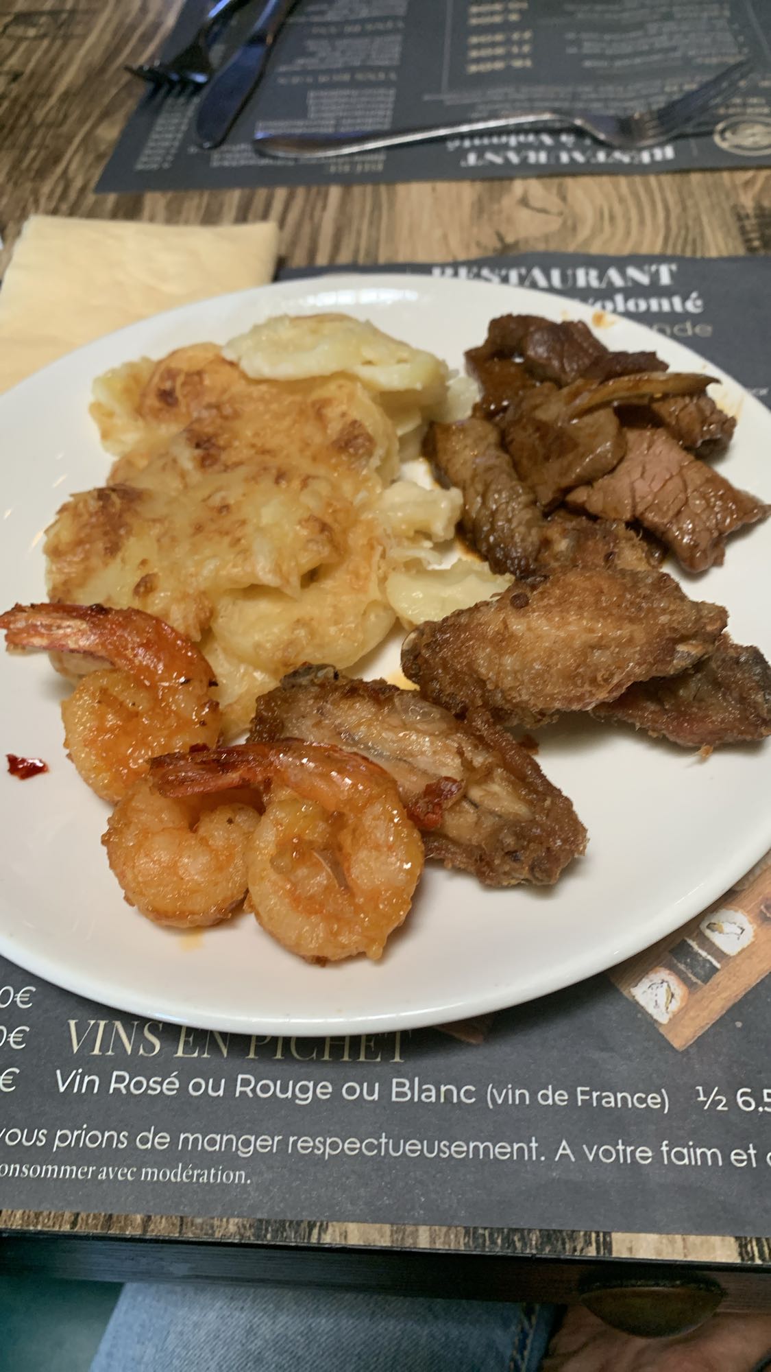 Assiette mixte viande