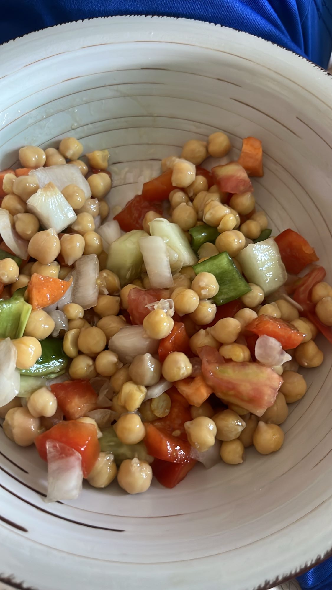 ensalada de garbanzos