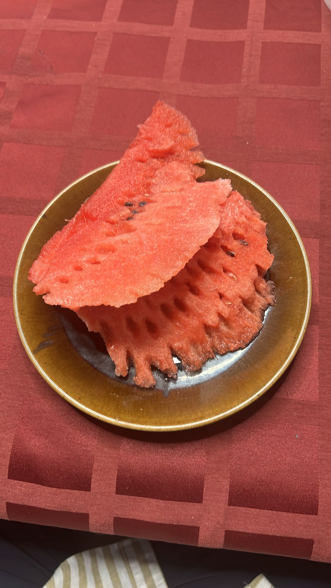 Felii de pepene roșu