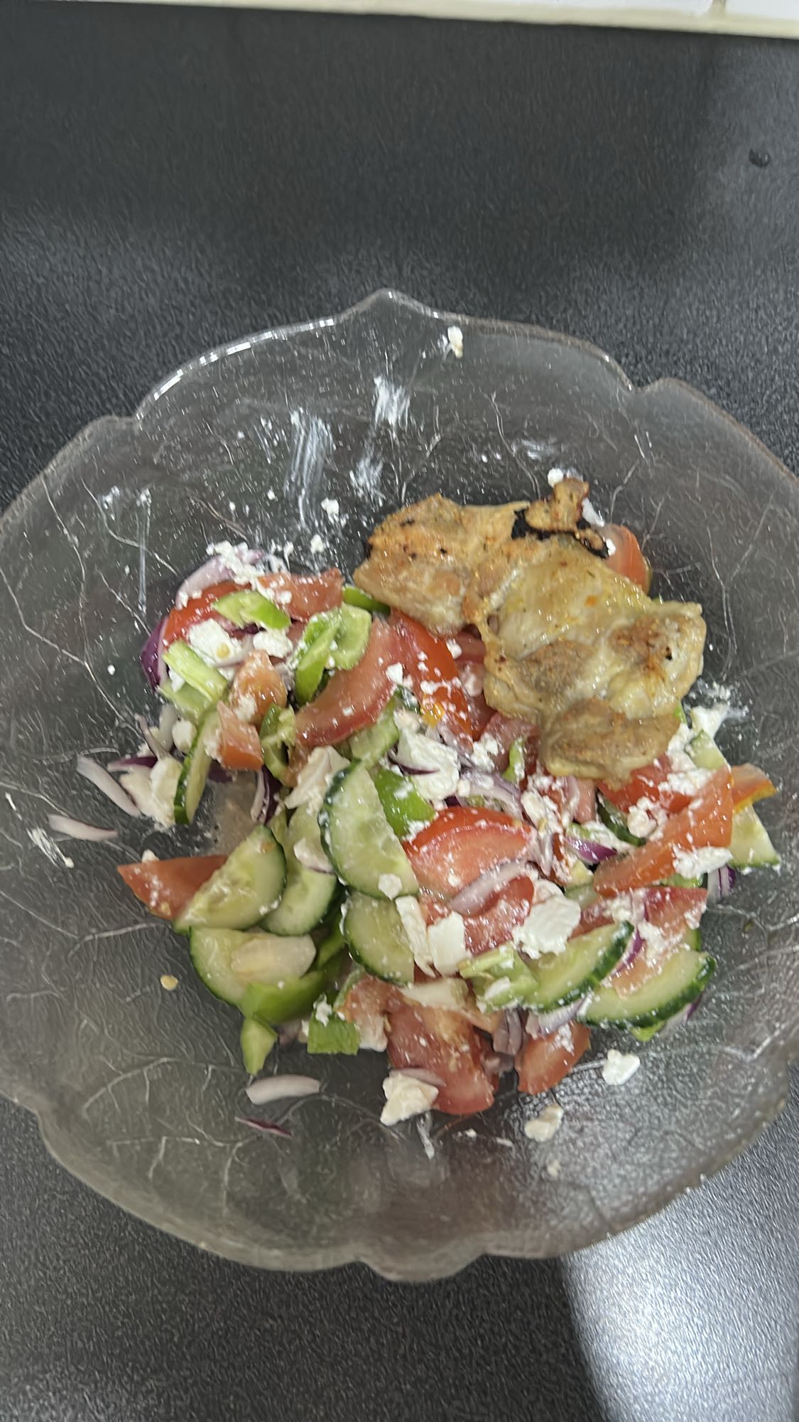 Kyllingsalat med feta