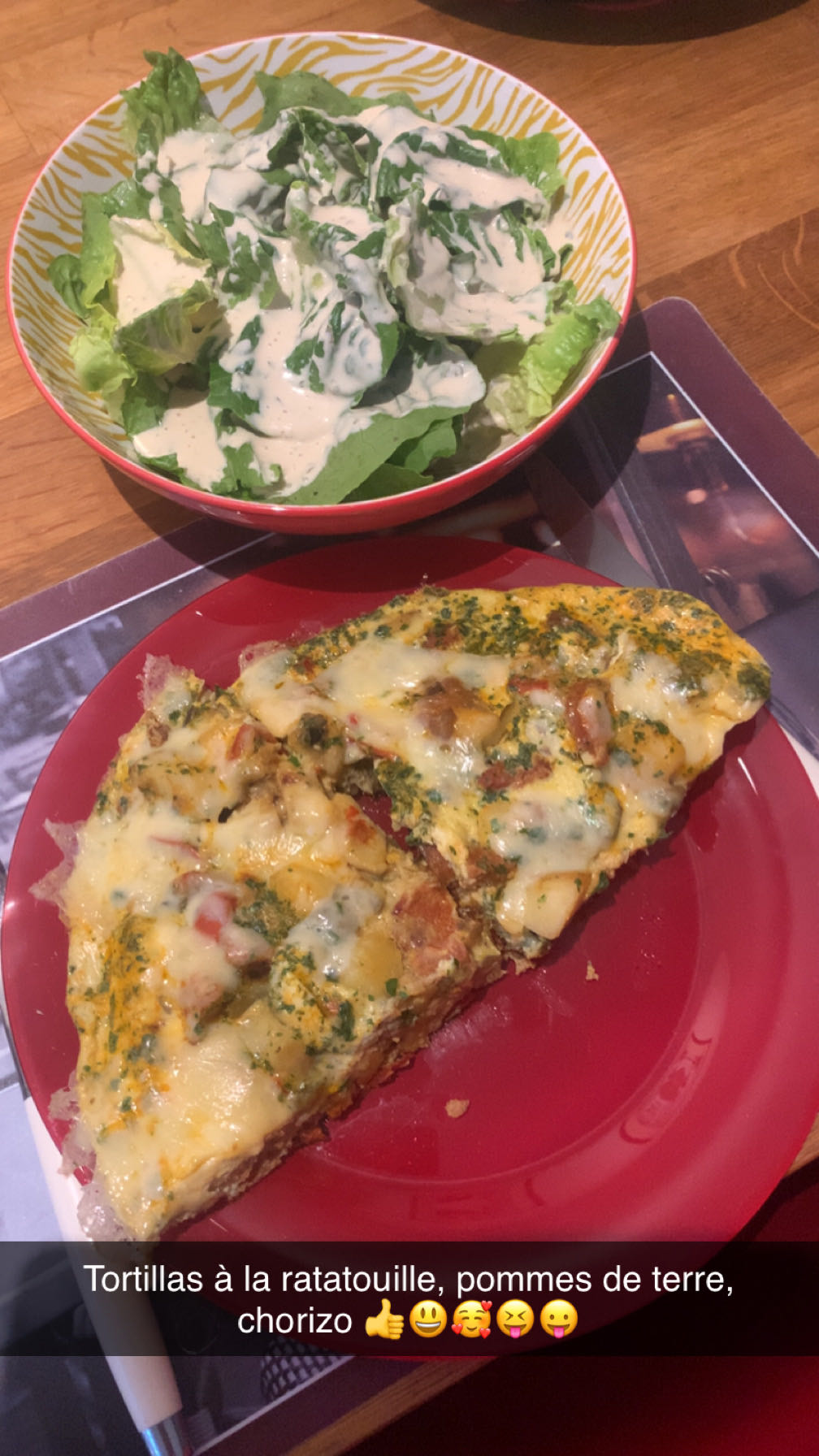 Tortilla ratatouille