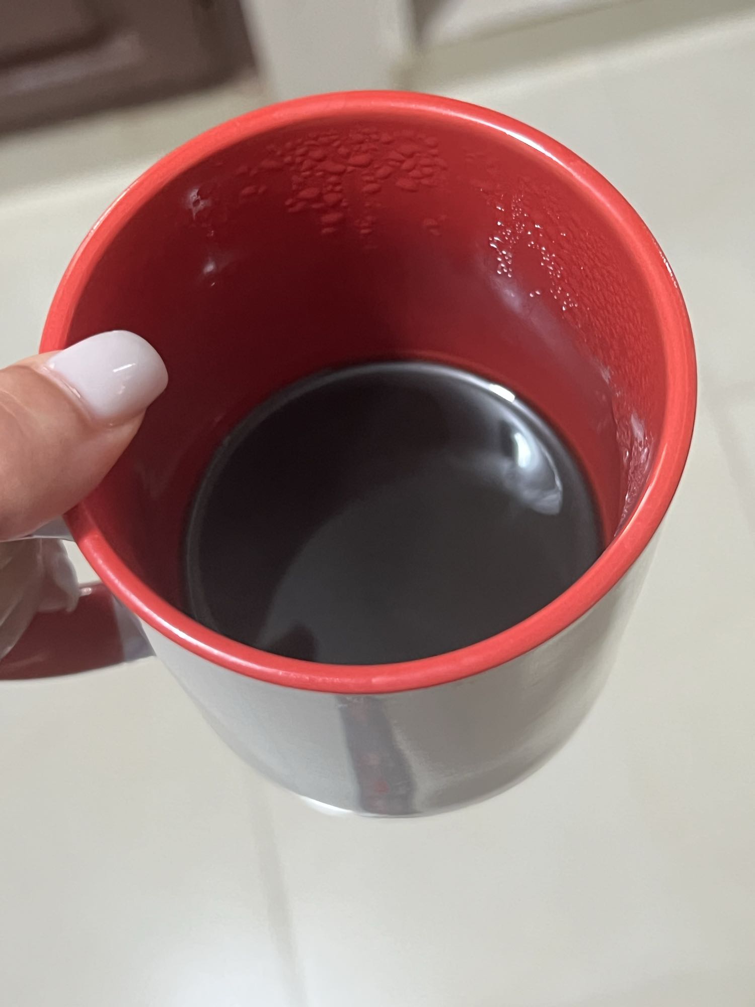 taza de café negro