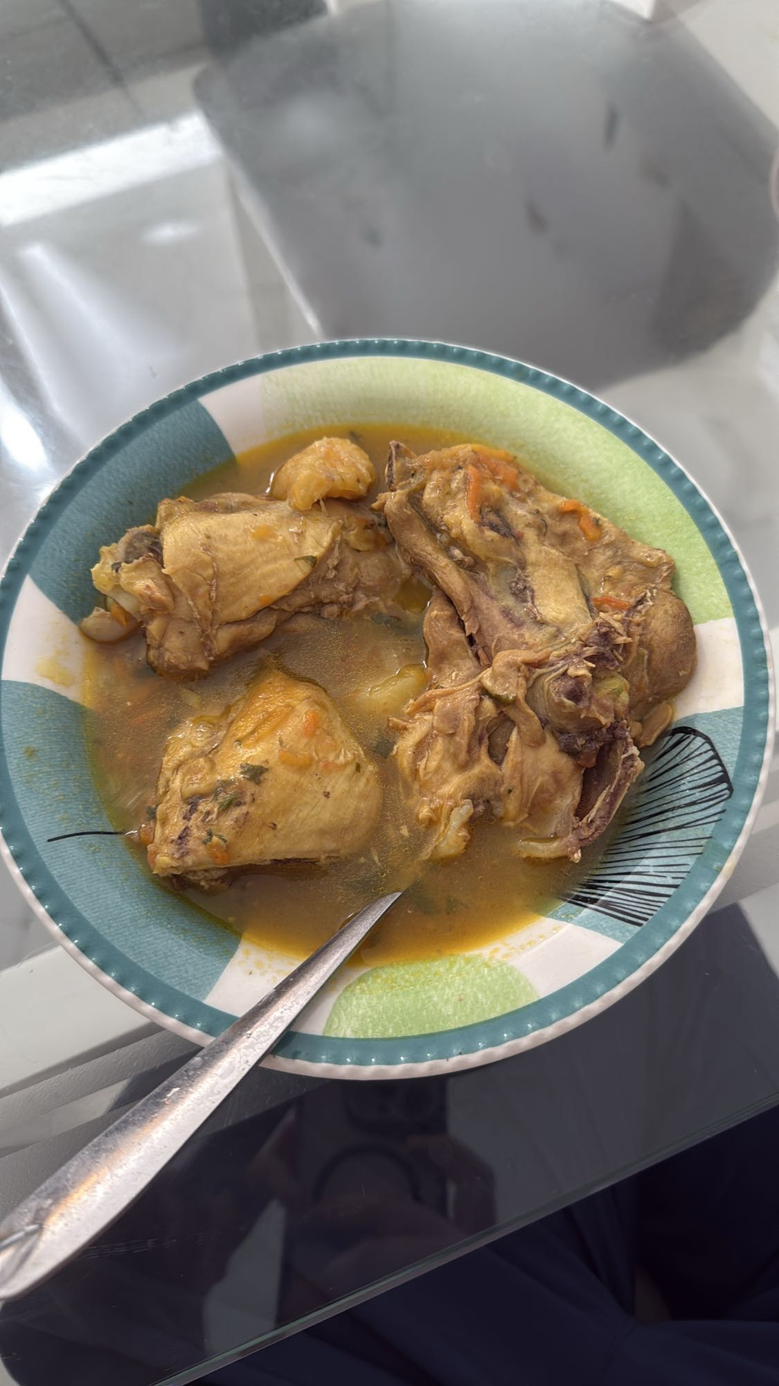 sopa de pollo casera