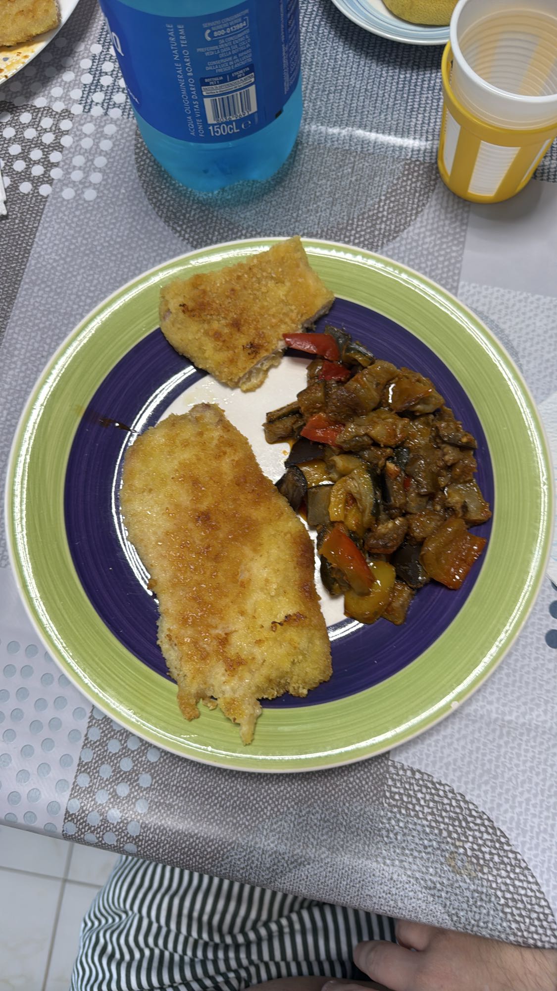 Cotoletta e verdure