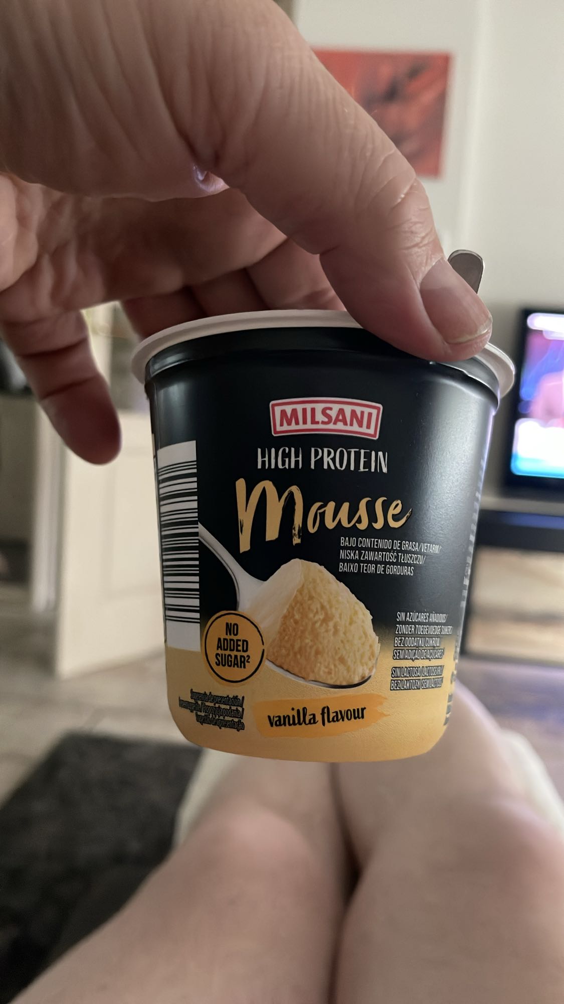 Vanille eiwit mousse