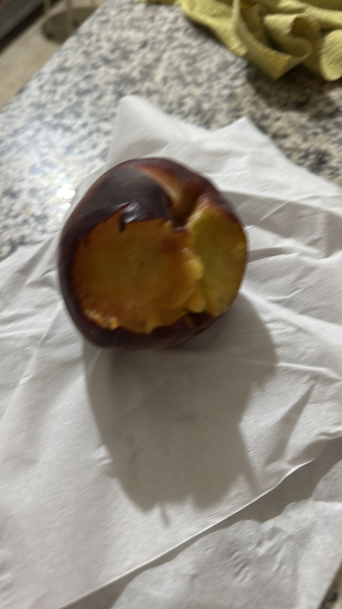 Fresh nectarine snack