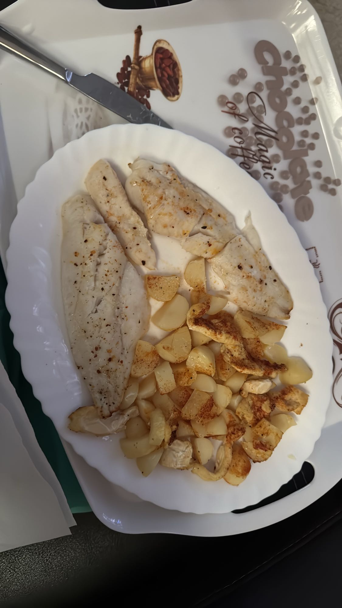Pescado con papas