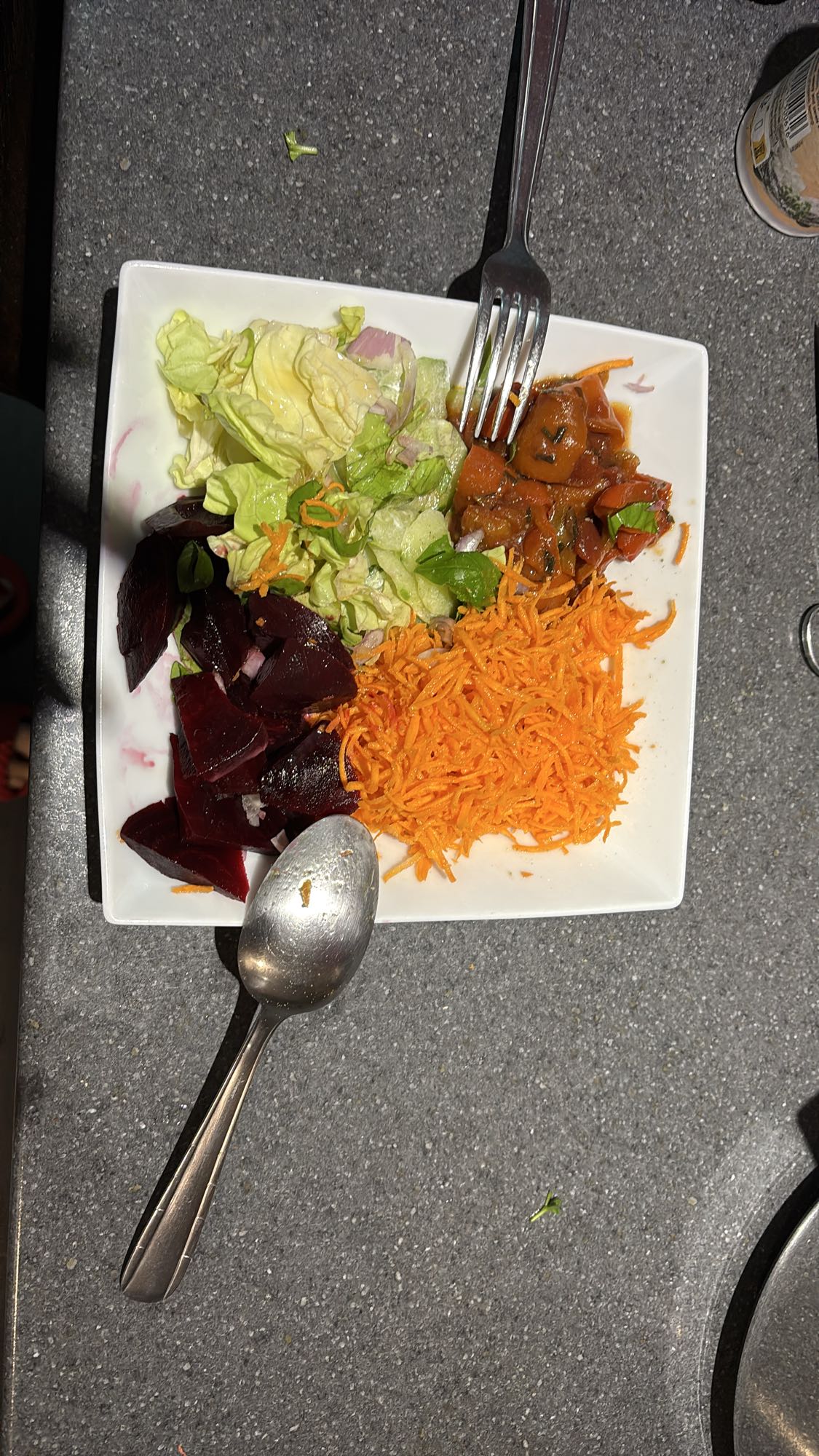 Assiette crudités variées