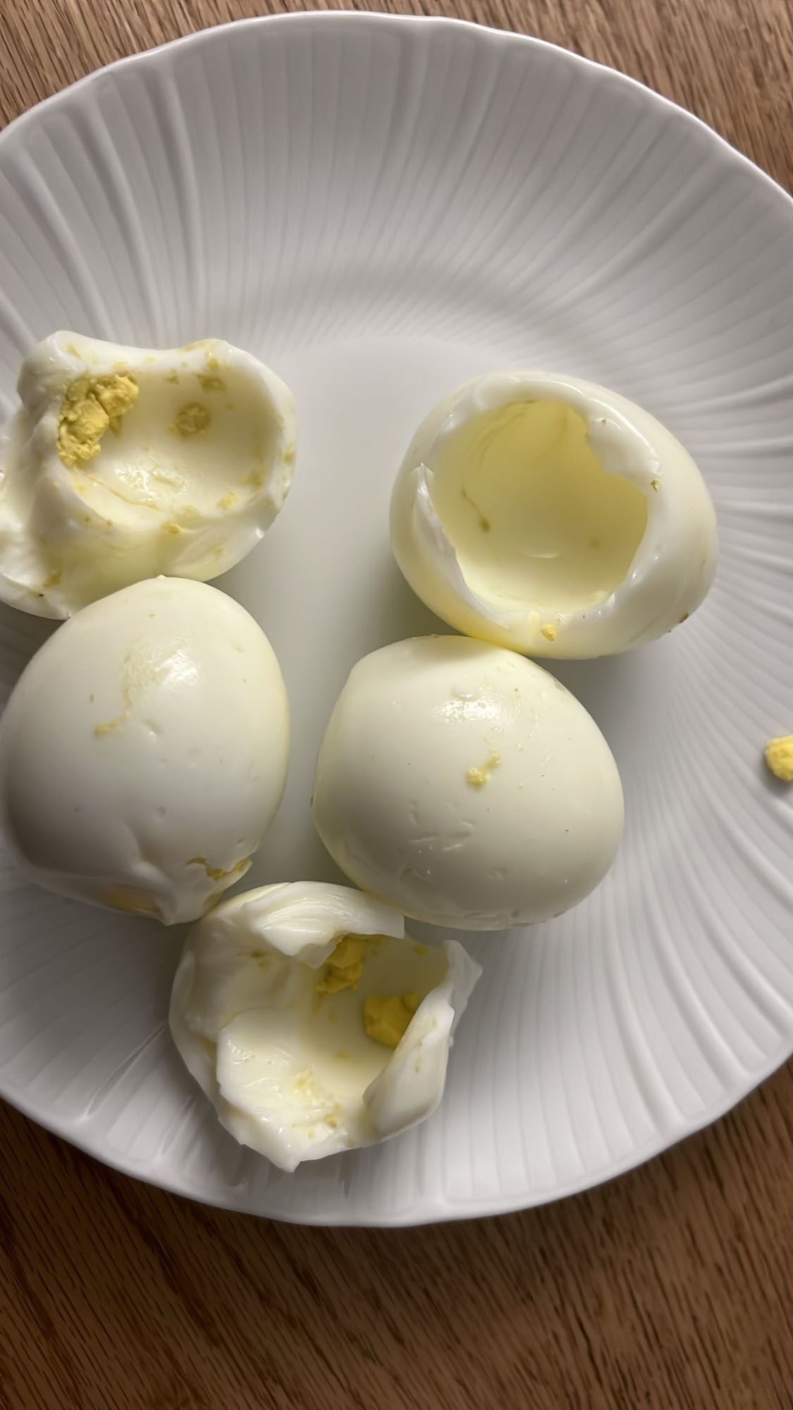 Haşlanmış yumurta beyazı