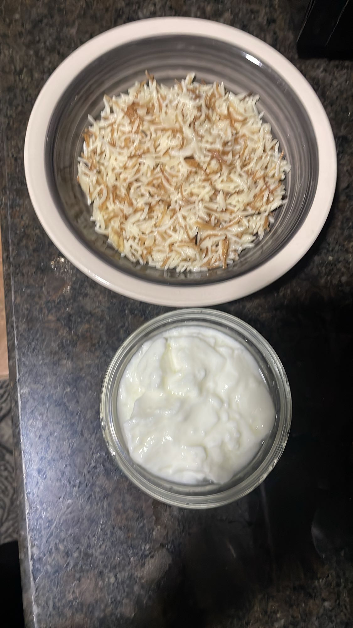 Rice with yogurt