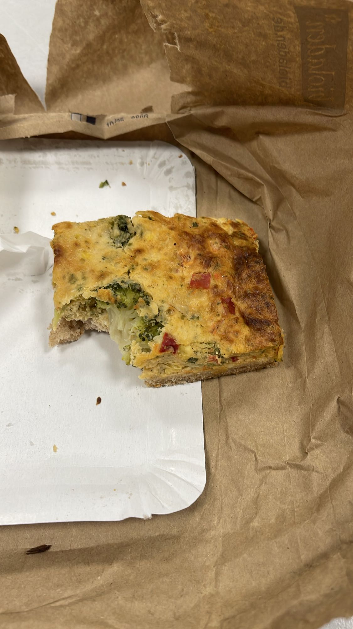Gemüse-Frittata-Stück