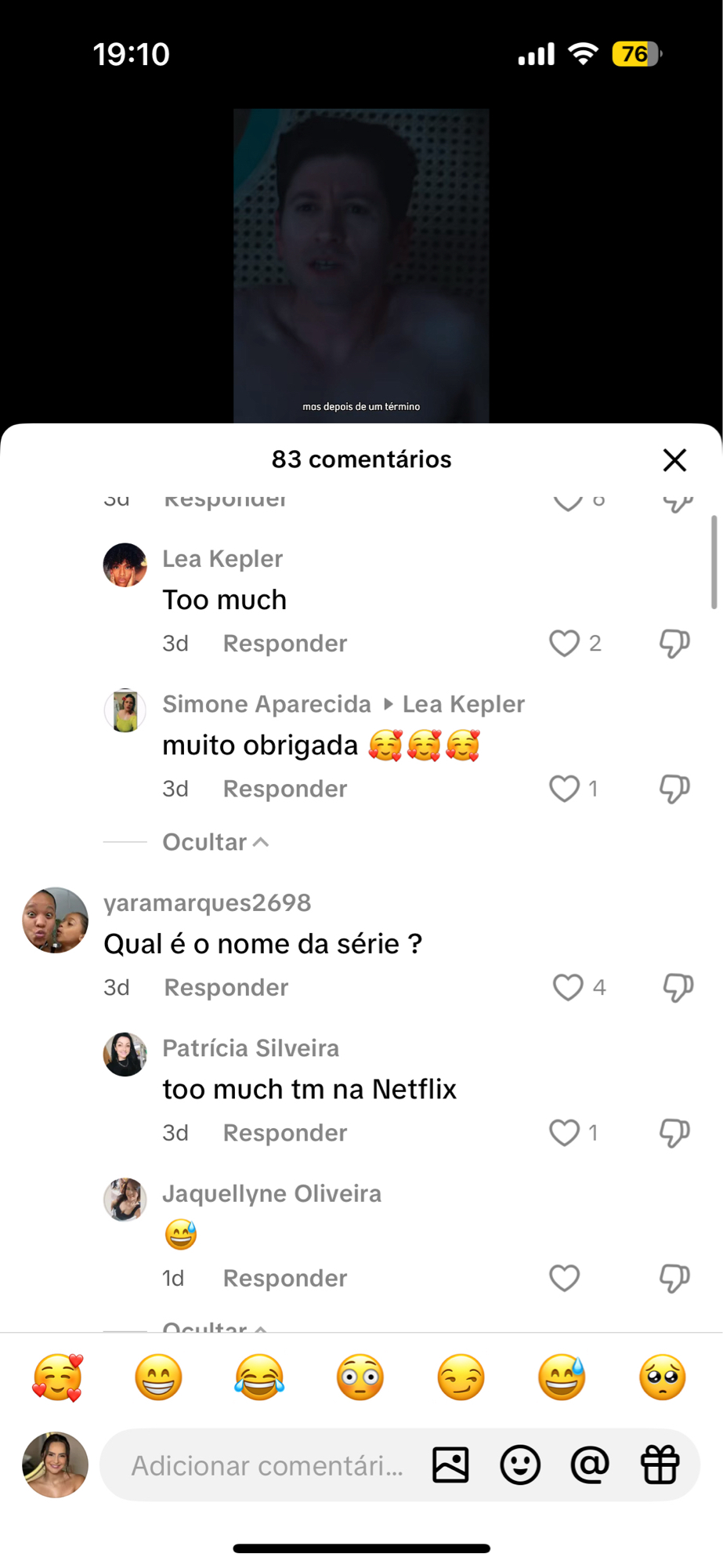 nenhuma comida visível