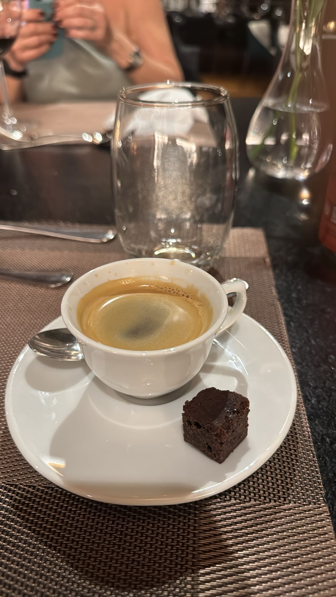 Café con brownie mini