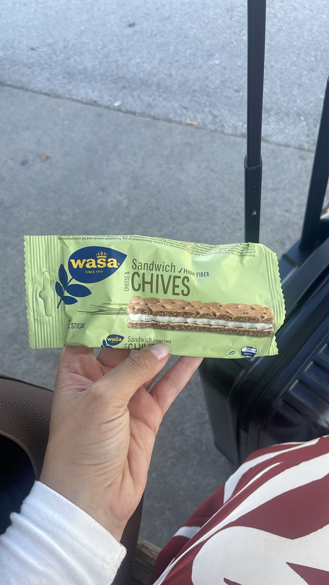 Wasa gräslök sandwich