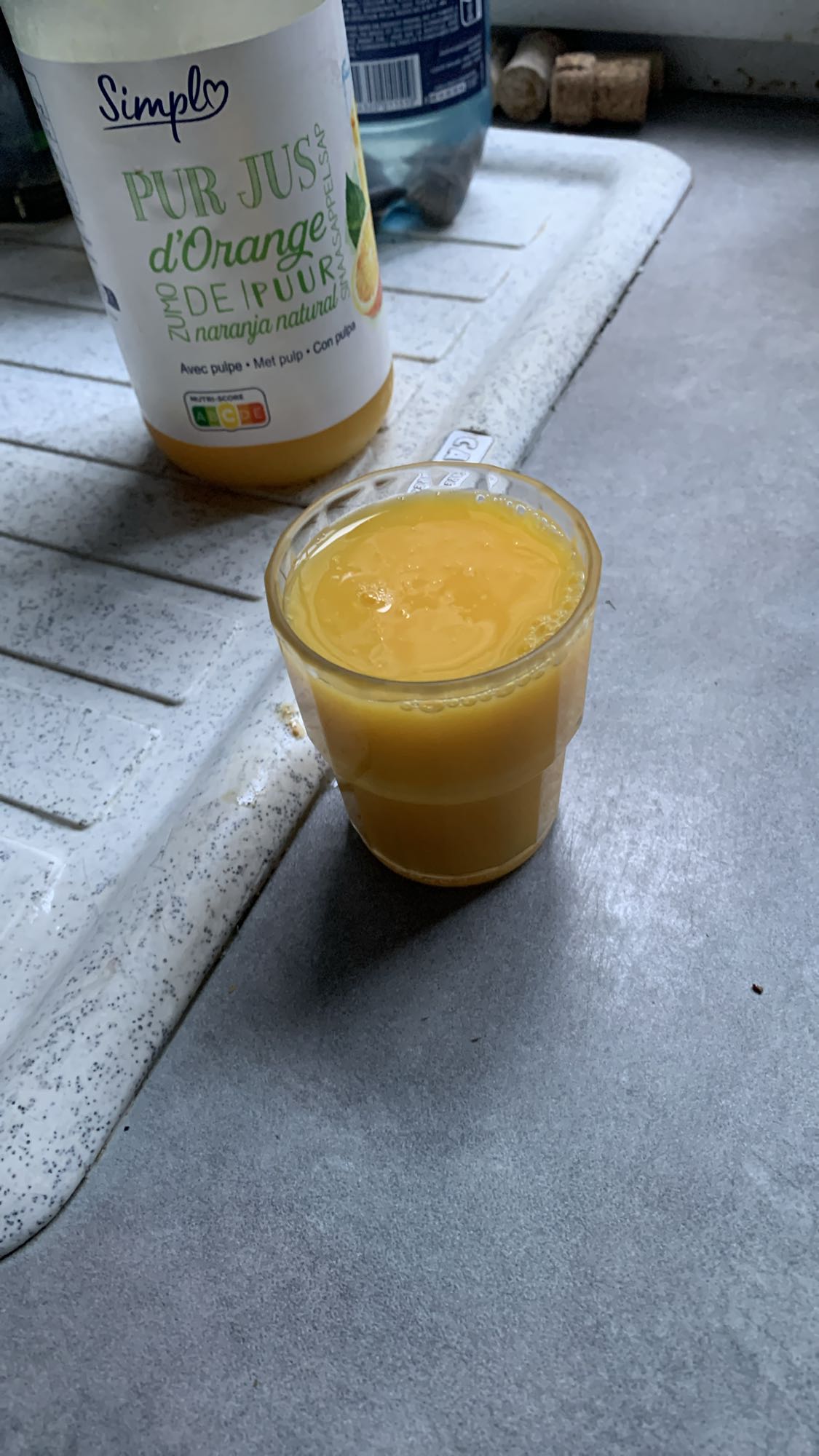 verre de jus d'orange