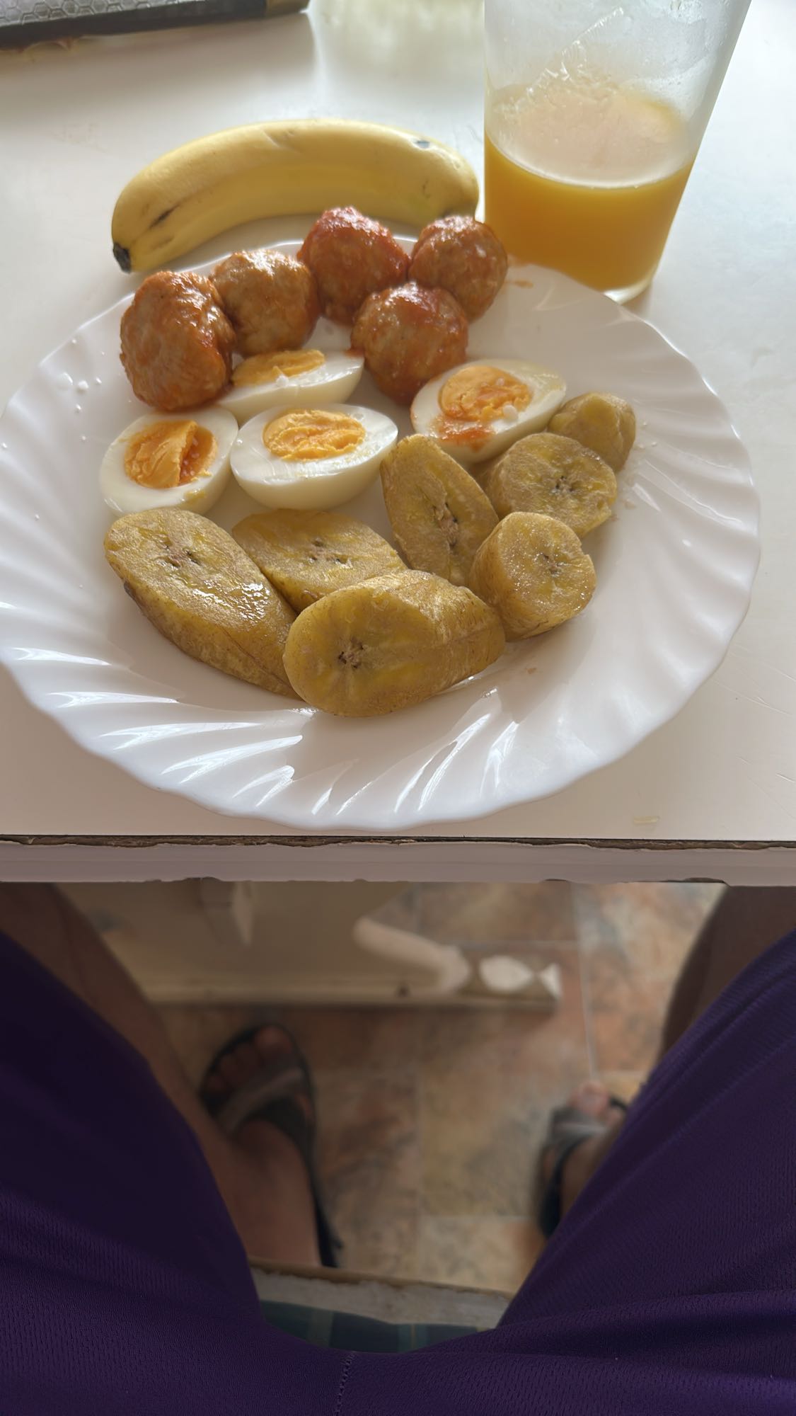 Desayuno tropical completo