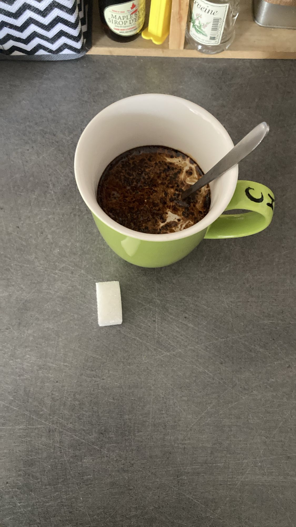 Café au lait sucré