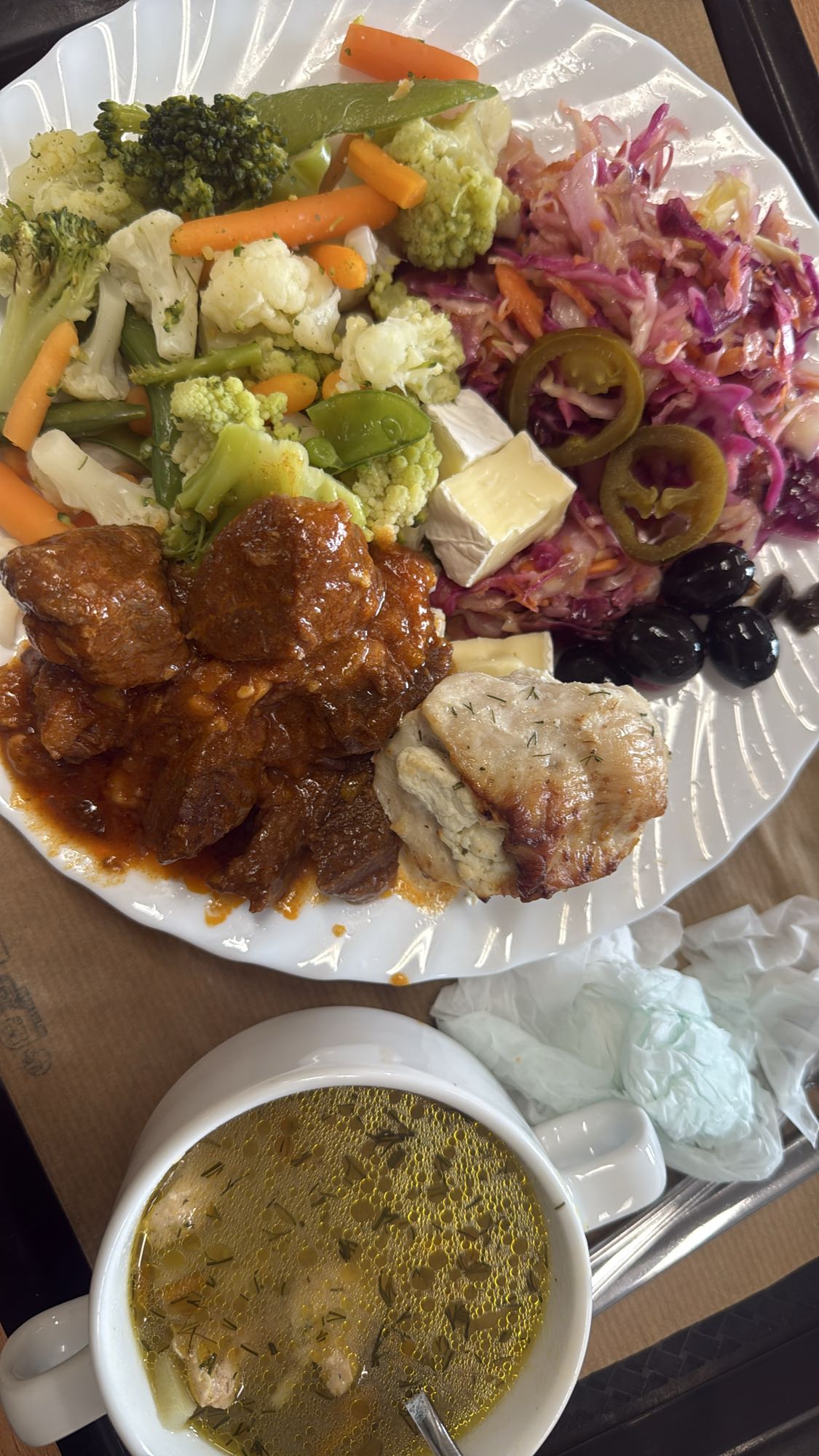 Tocană cu legume și supă