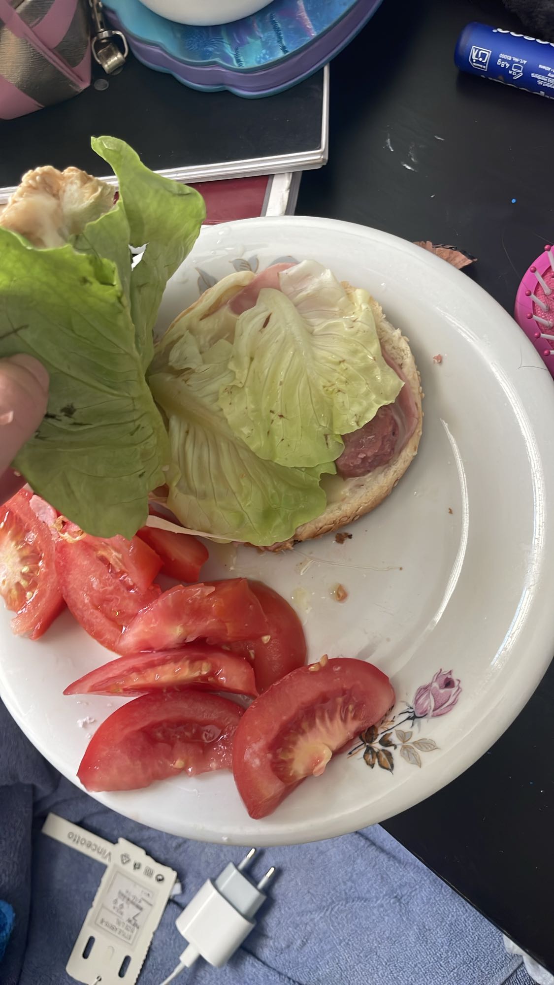 Lettuce Tomato Sandwich