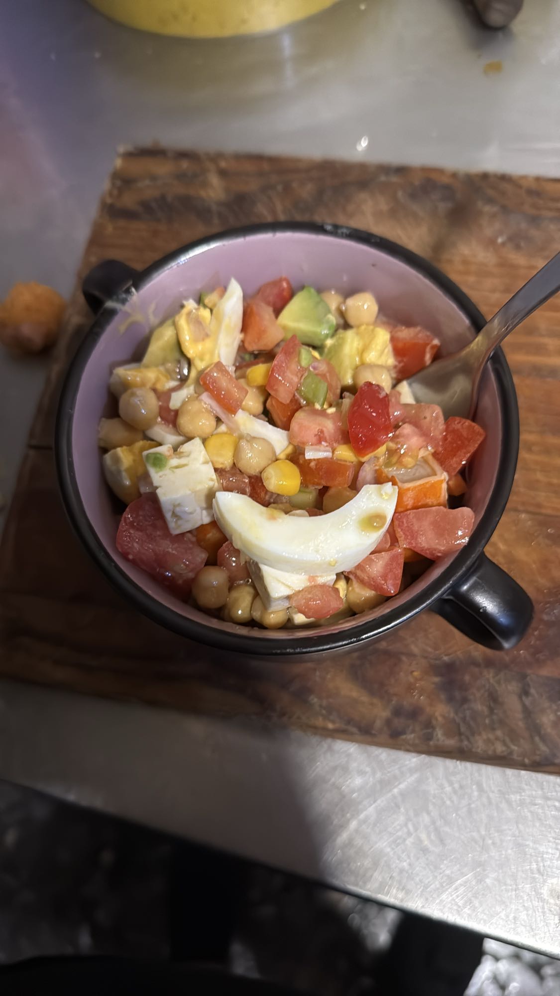 ensalada de garbanzos