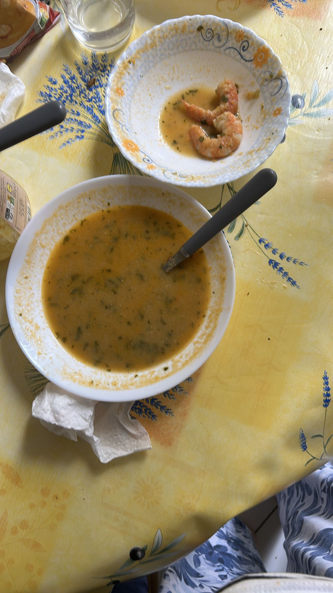 Soupe aux crevettes