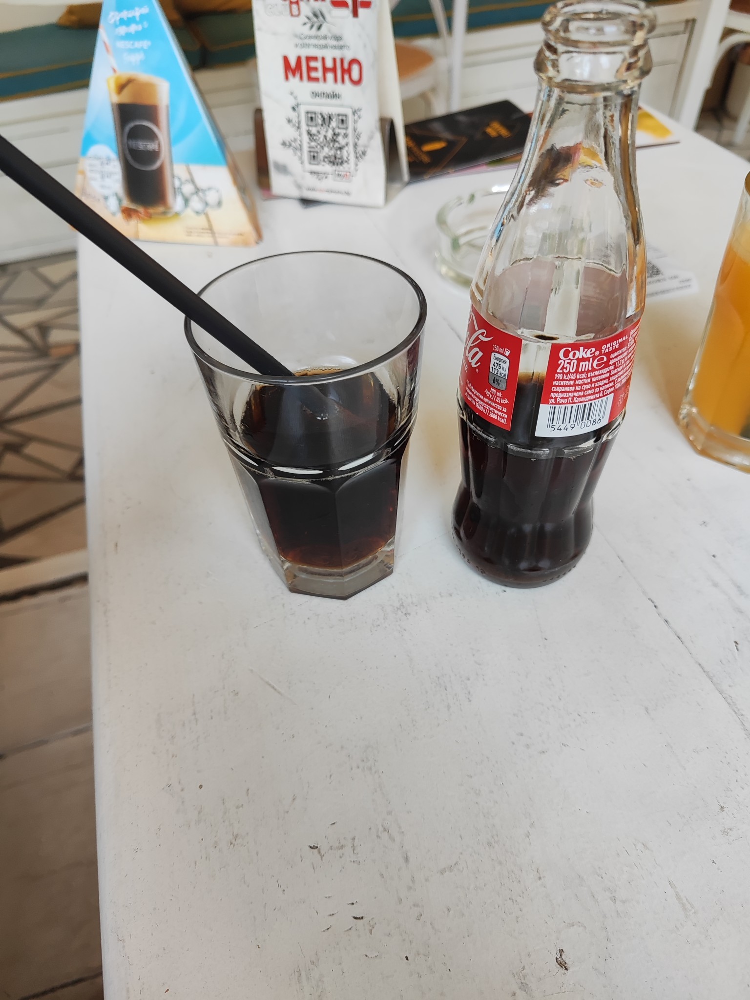 Glass of Coca-Cola