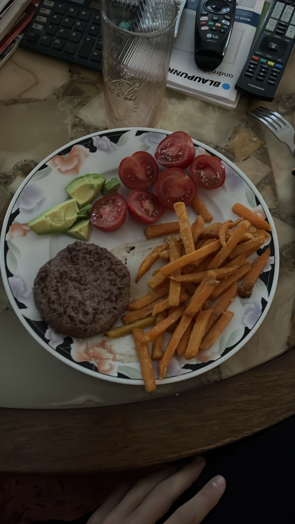 hamburguesa con verduras