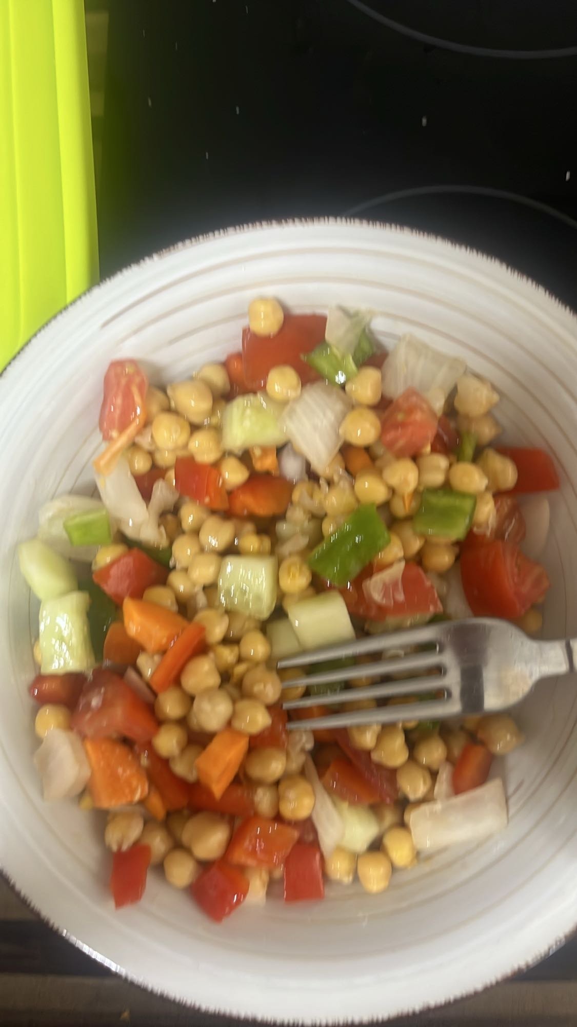 ensalada de garbanzos