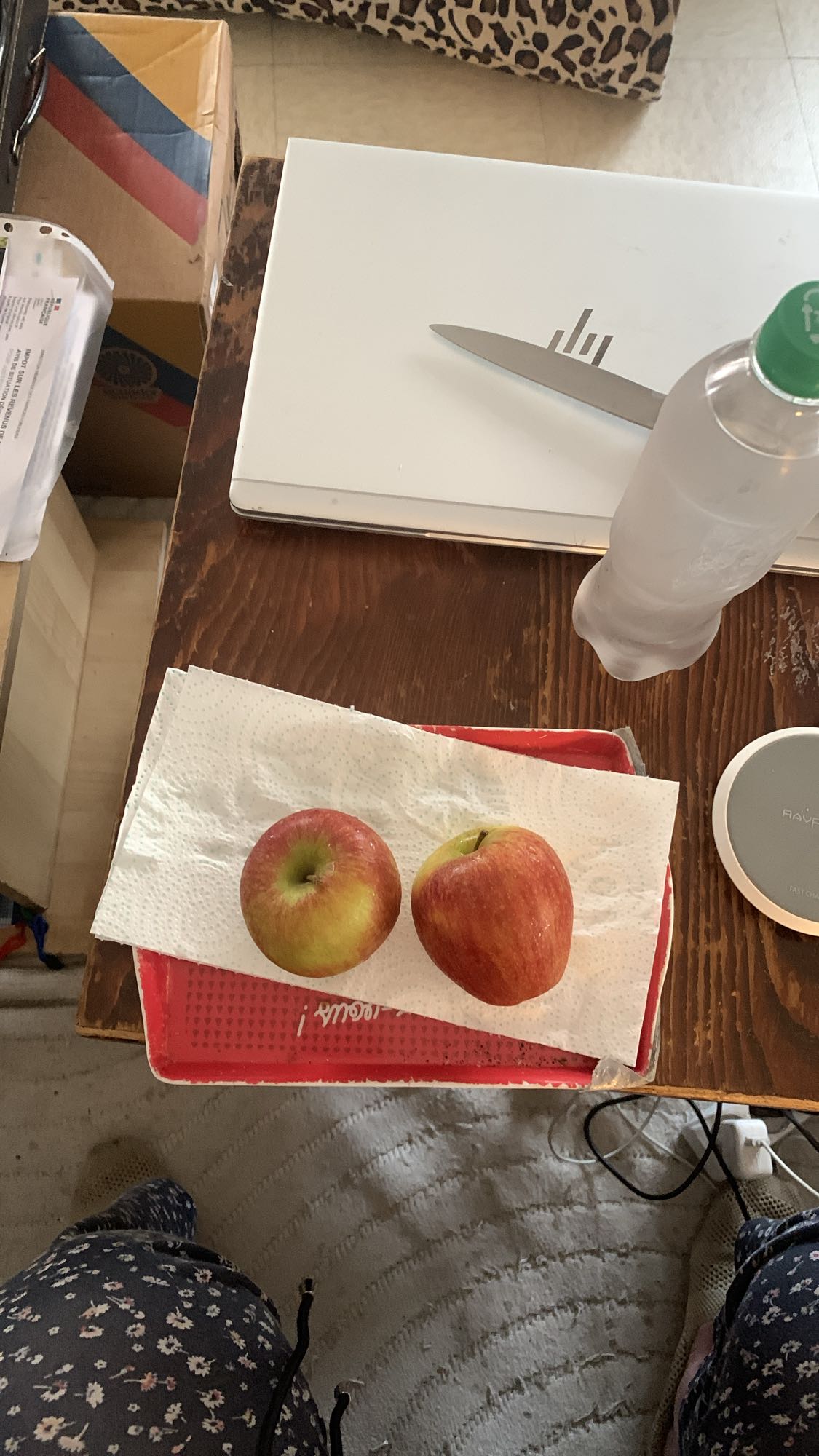 Deux pommes fraîches