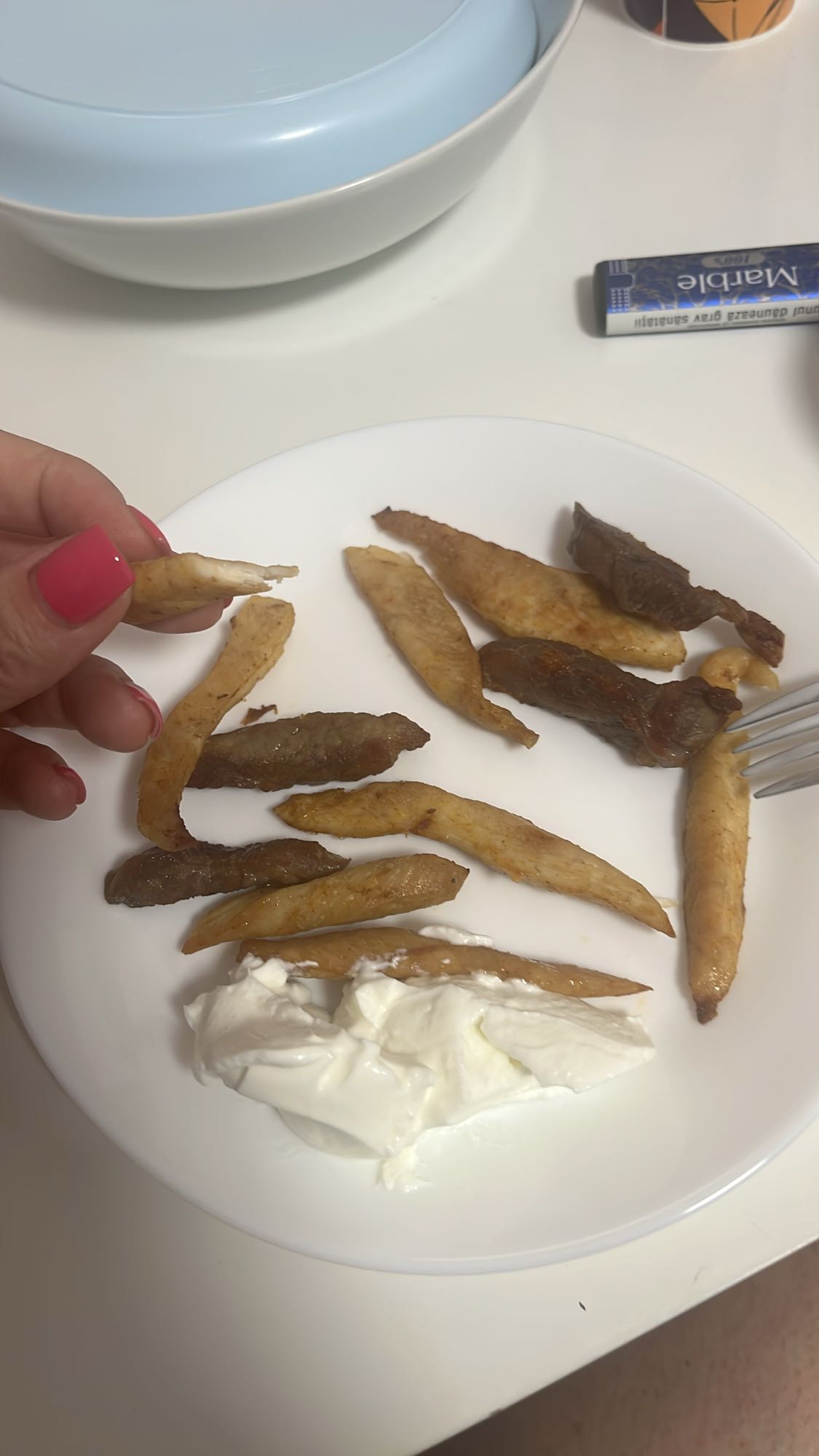 Cartofi prăjiți cu smântână