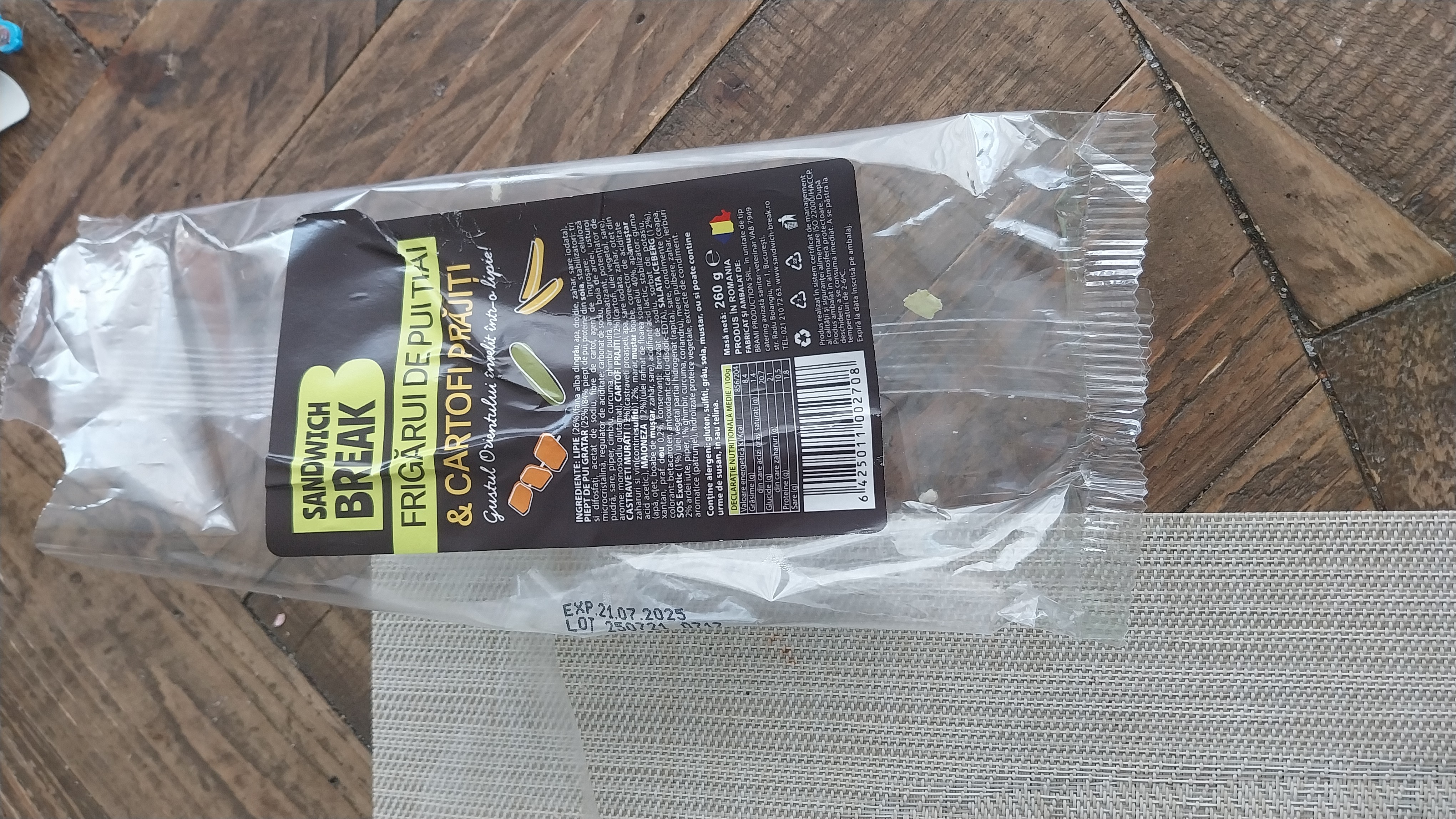 Chicken Skewer Sandwich