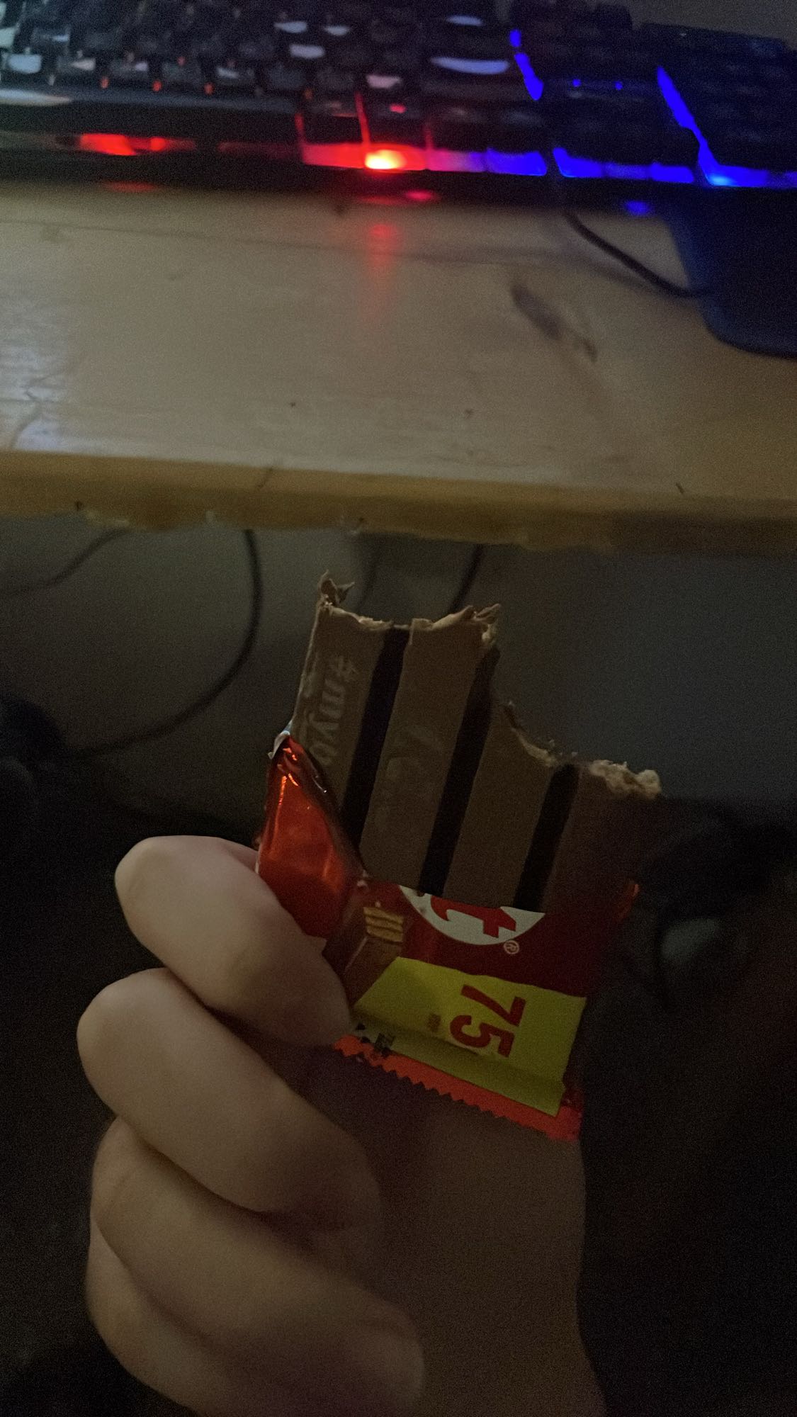 Chocolate wafer bar