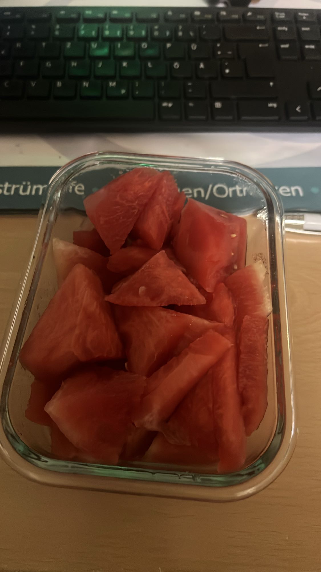 Wassermelonenwürfel
