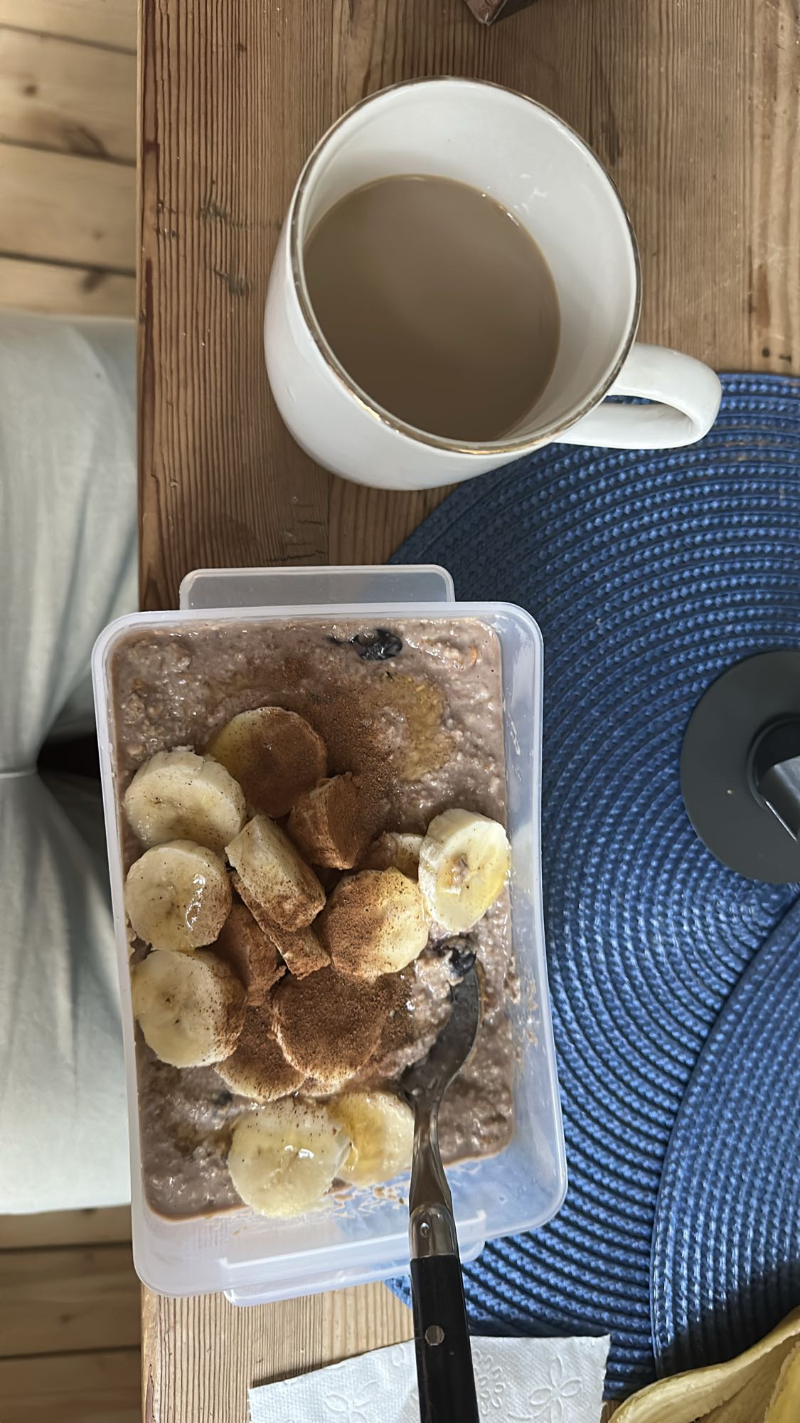 Havregrynsgröt med banan