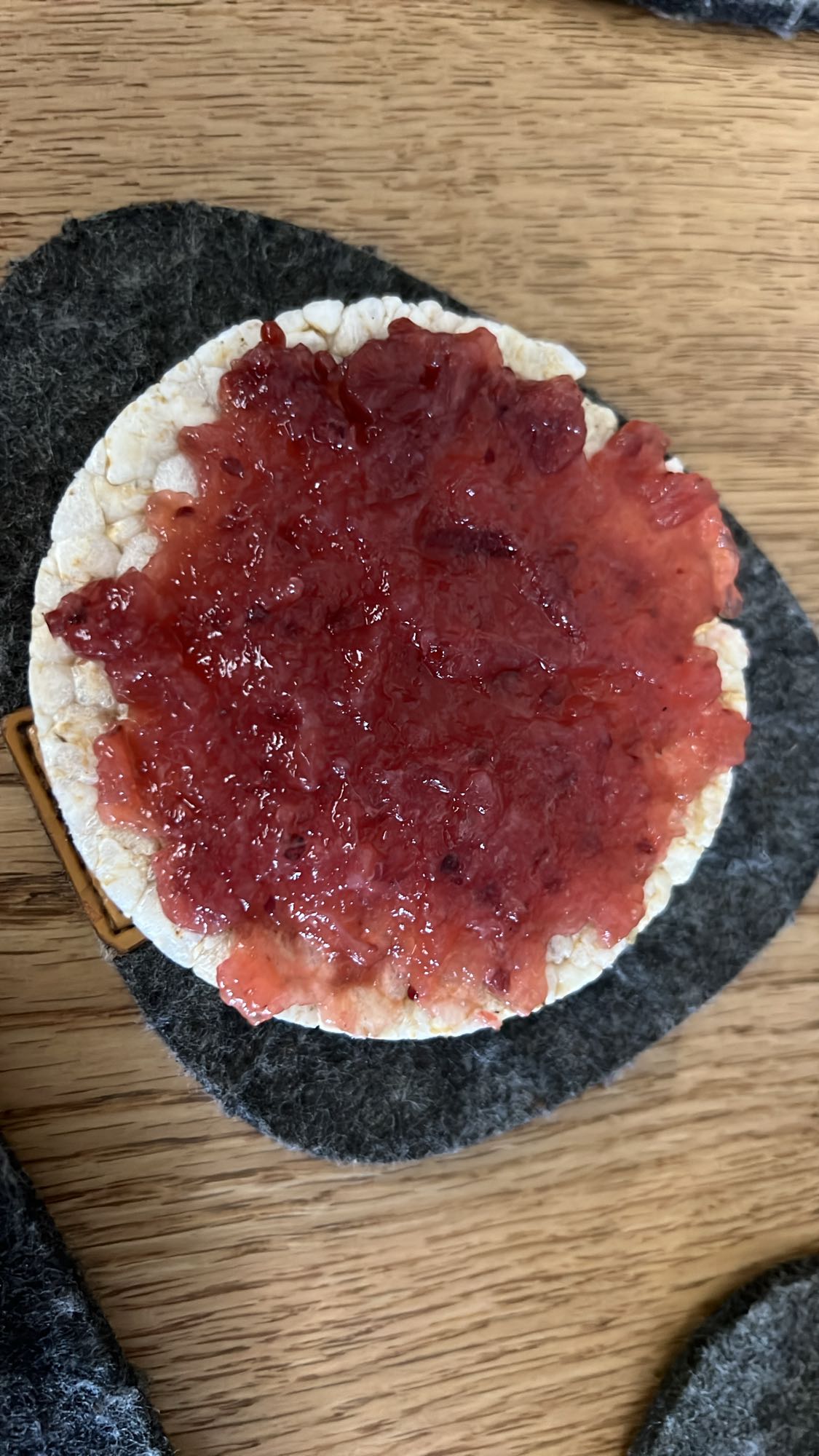 Rice Cake with Jam