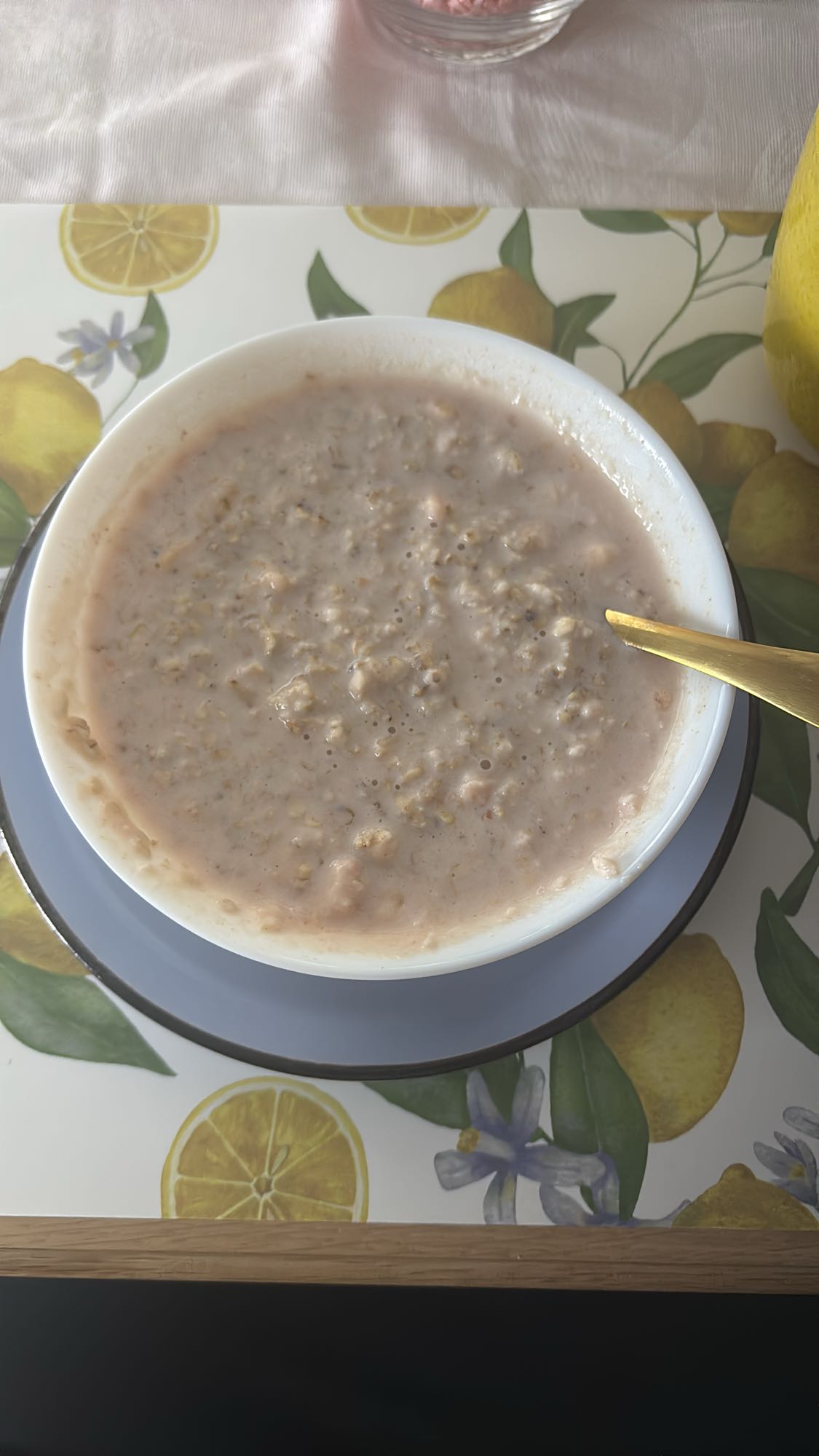 Owsianka z odżywką białkową