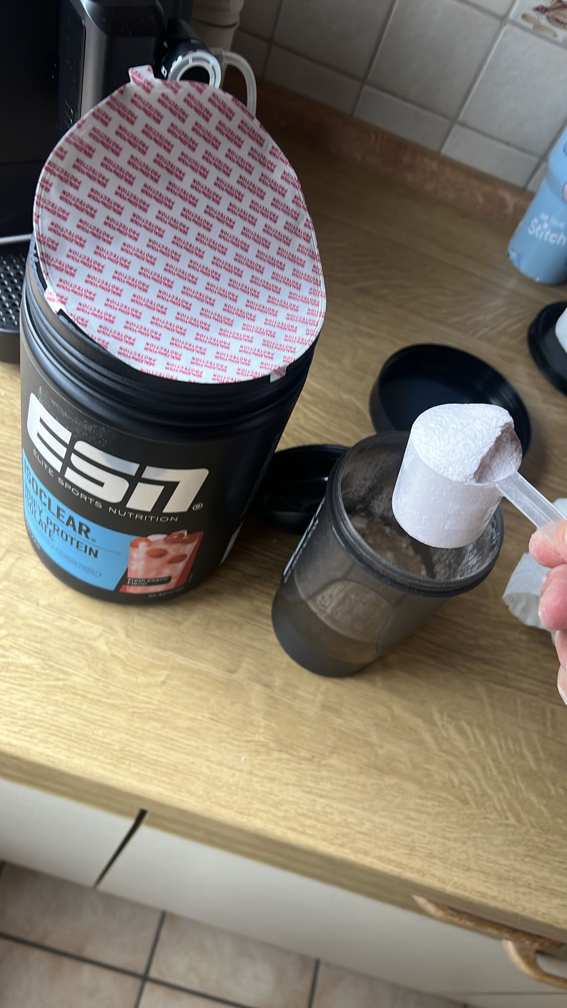 Proteinshake Erdbeere