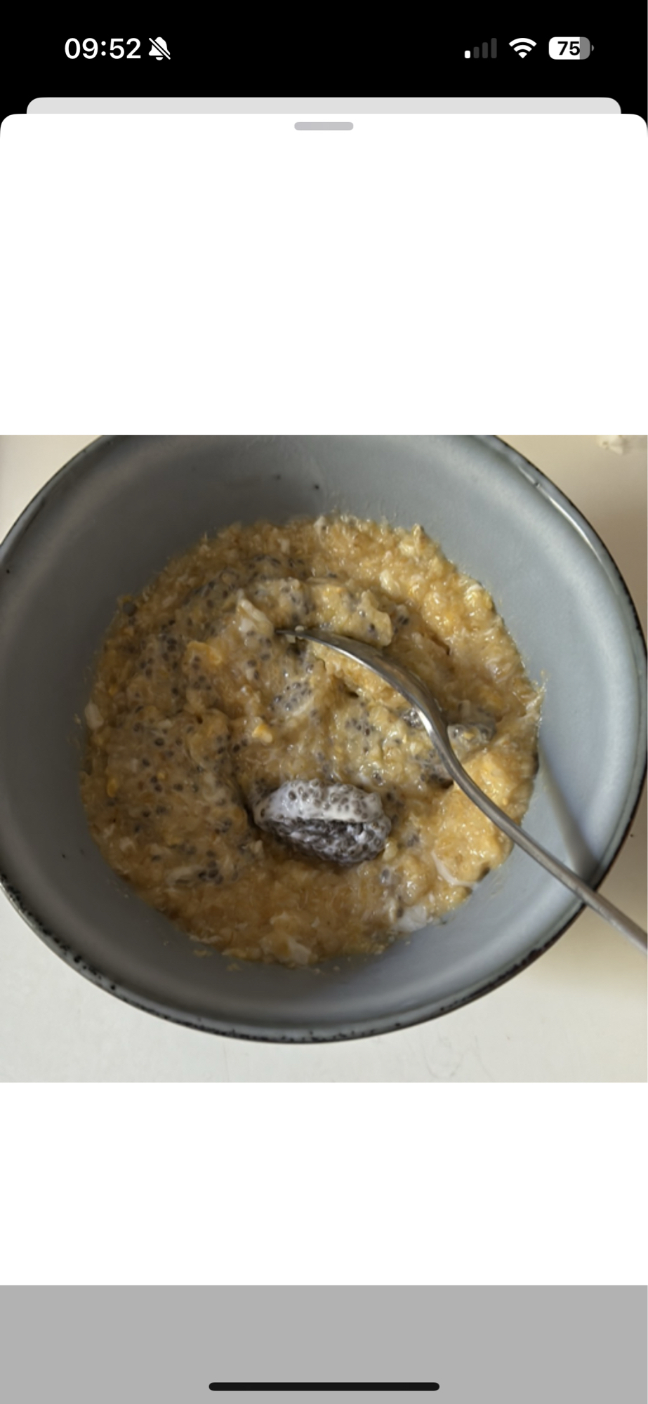 Banana chia mash