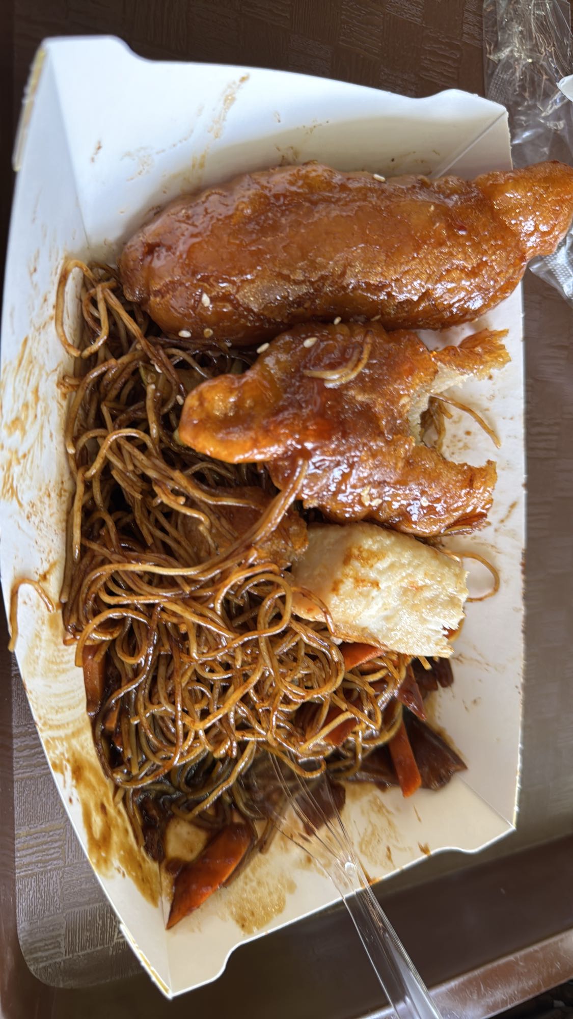 Rántott csirke tésztával