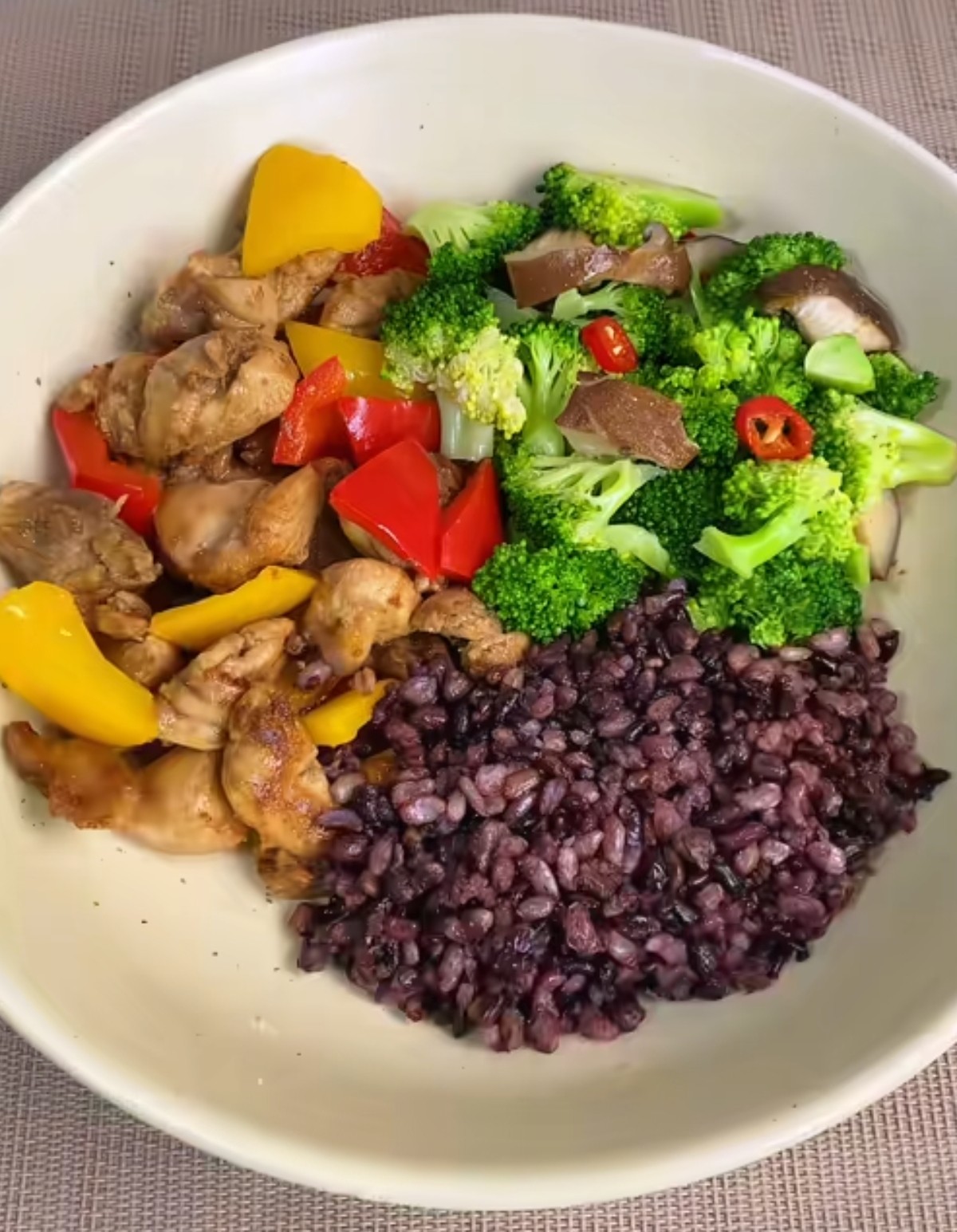 Chicken Veggie Rice Bowl