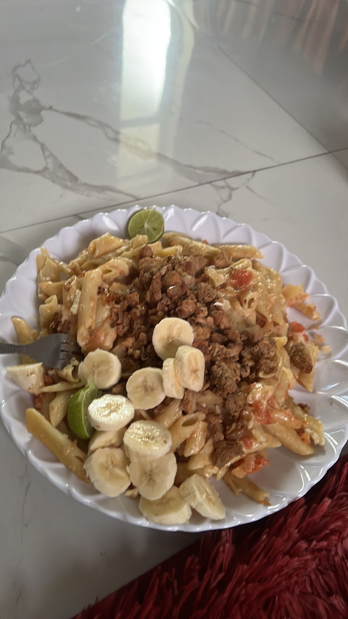 Creamy Pasta with Banana