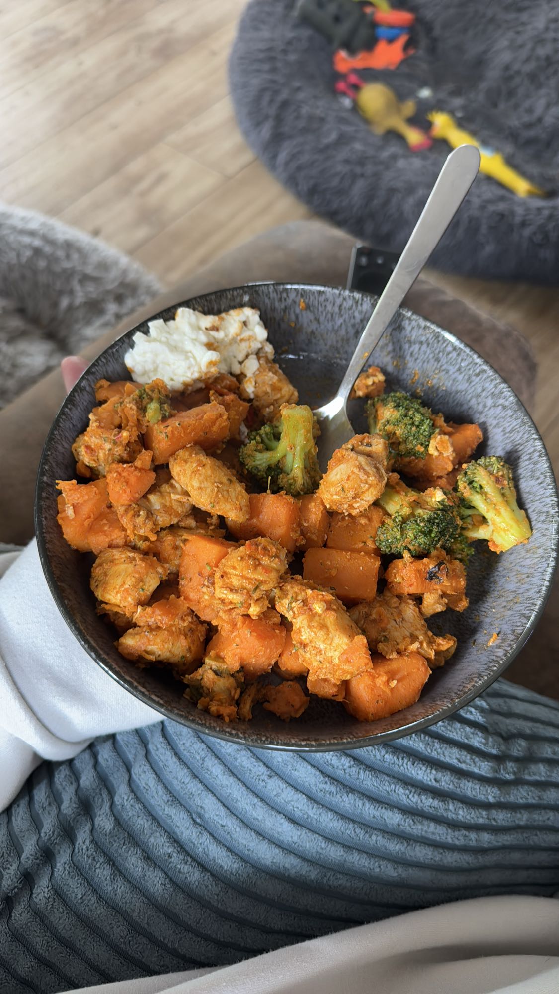 Hähnchen mit Süßkartoffel