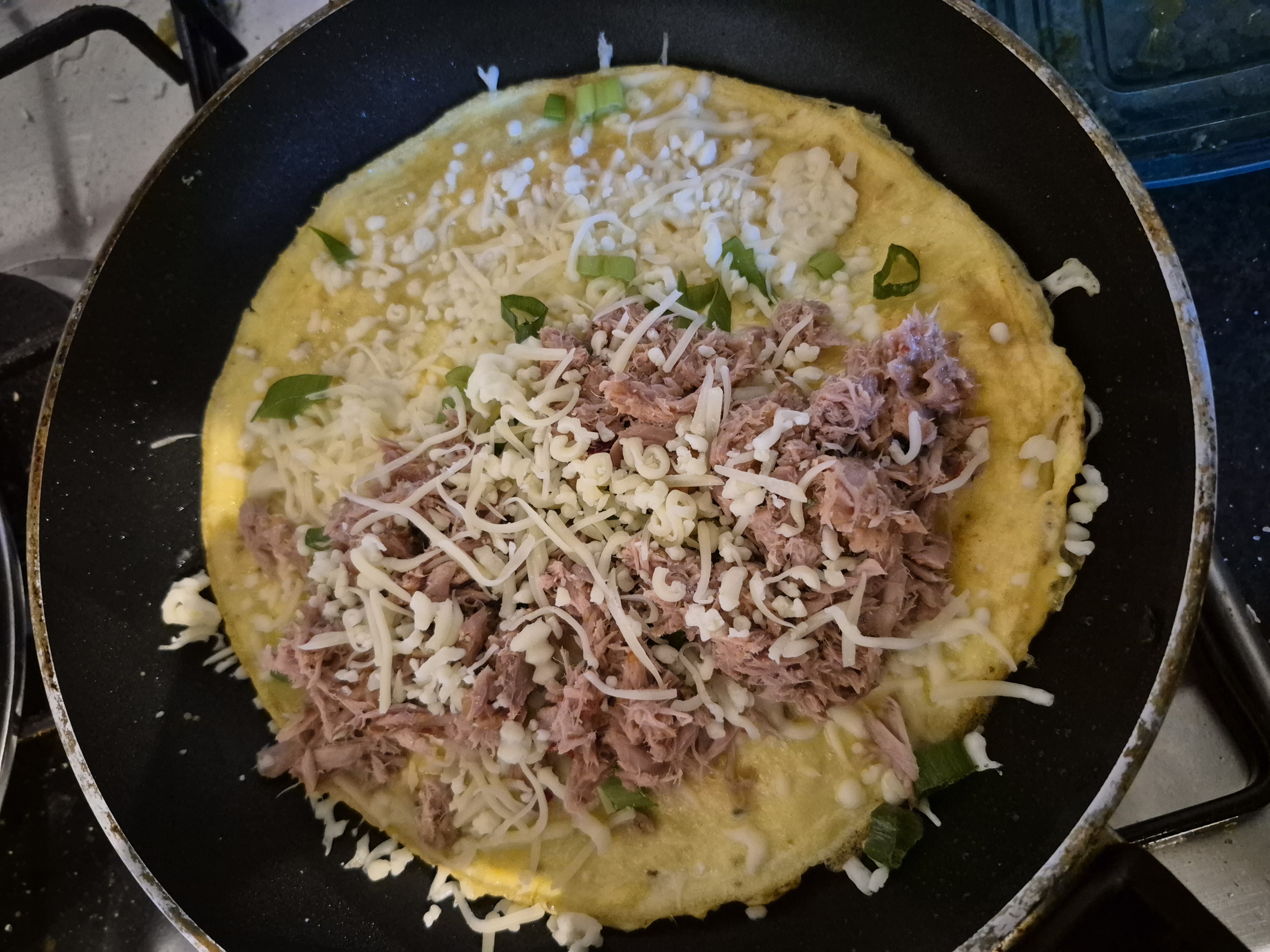 Tuna Cheese Omelette