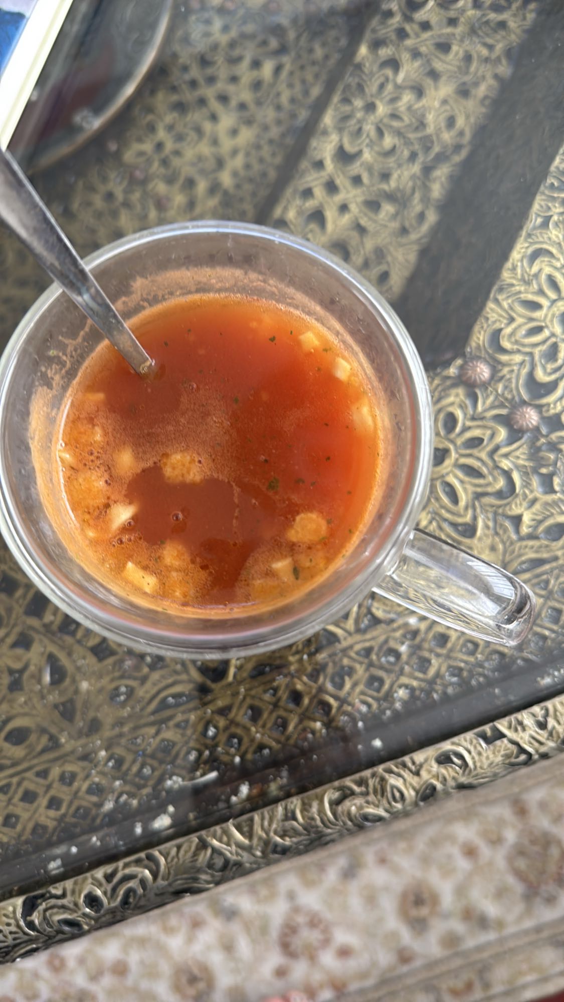 Tomatensoep met croutons